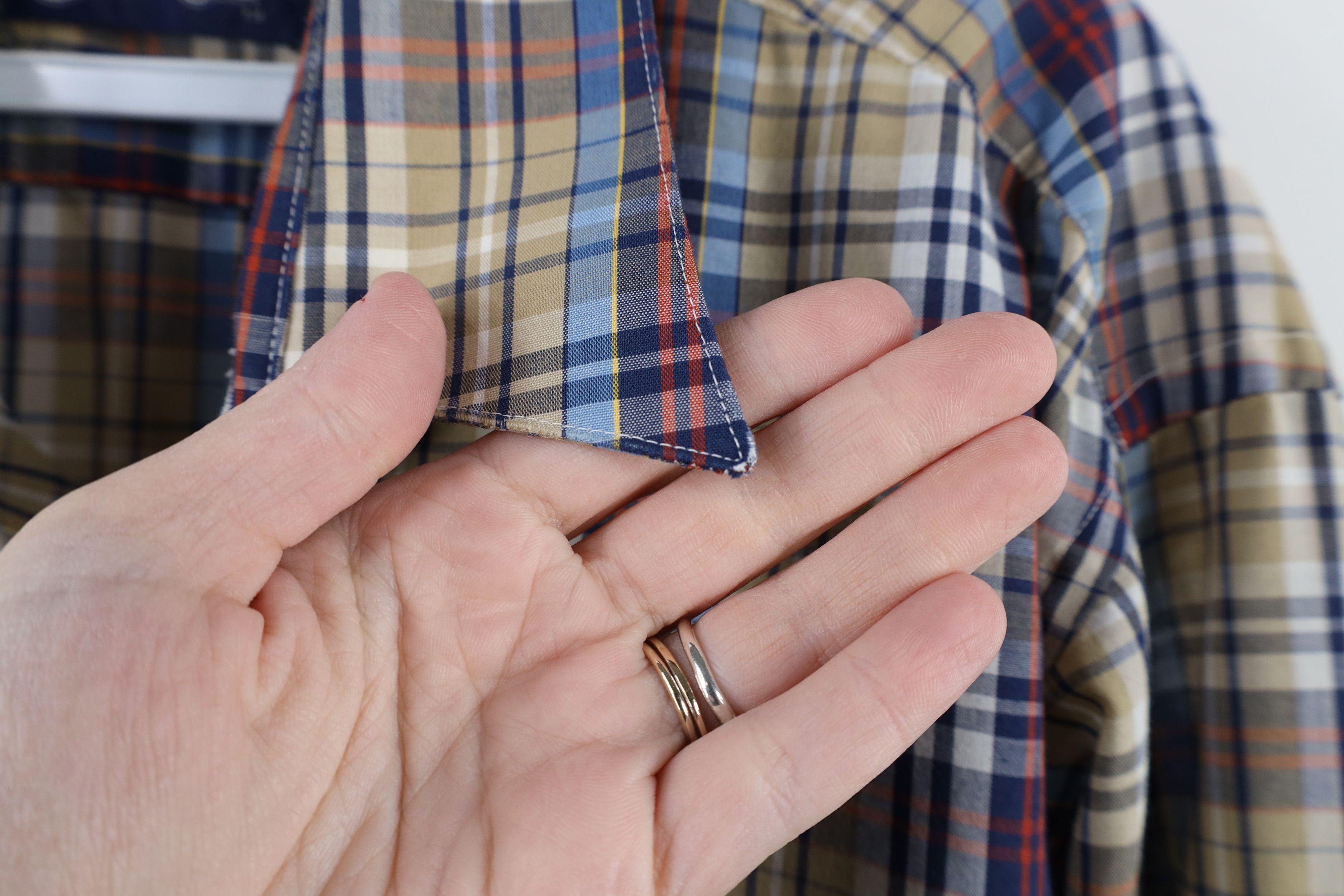Vintage Vintage 70s Rockabilly Cowboy Collared Button Shirt Plaid Size US L / EU 52-54 / 3 - 7 Thumbnail
