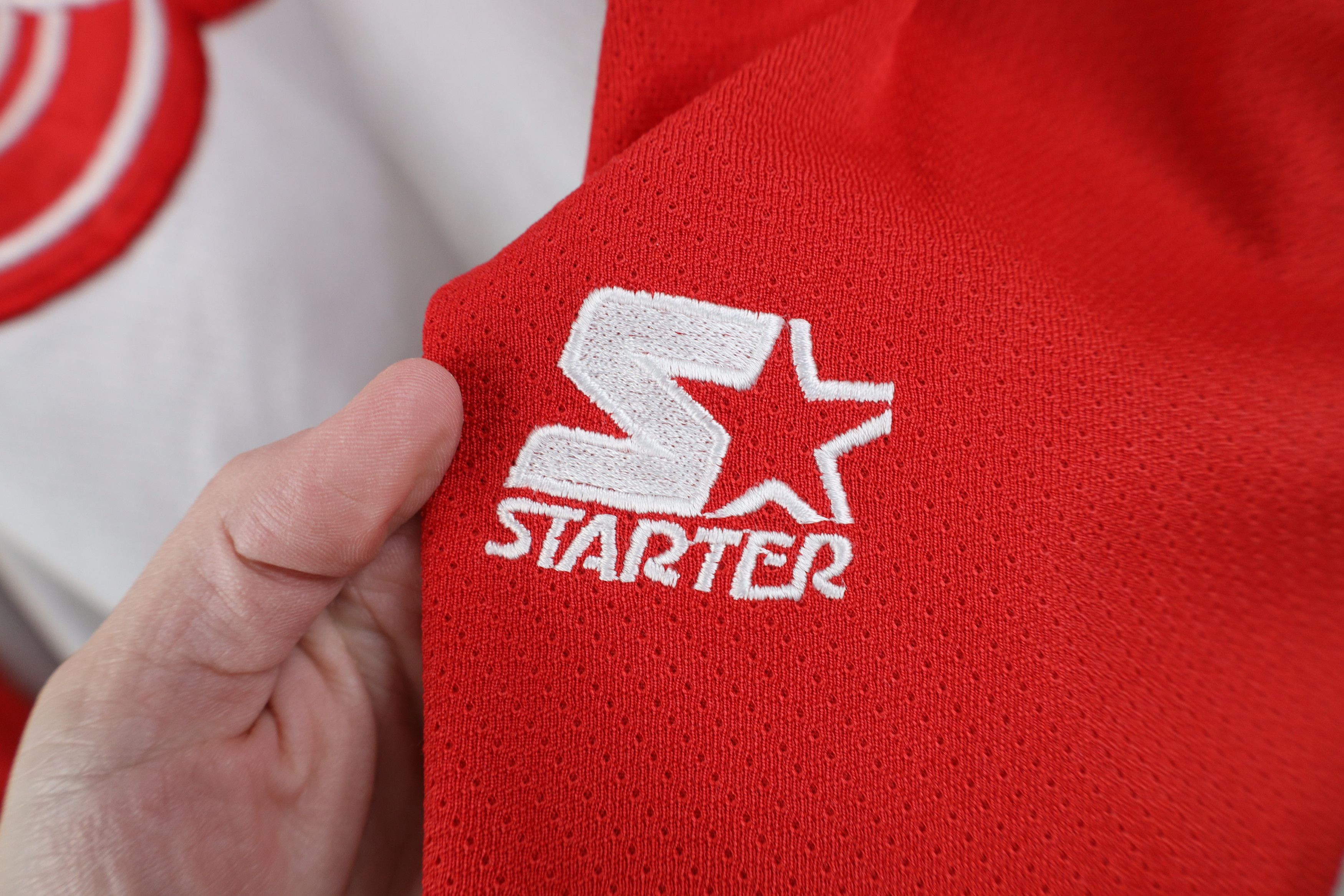 Starter Vintage 90s Starter Red Wings Hockey Jersey White 2Pac 2 Pac Size US XL / EU 56 / 4 - 4 Thumbnail