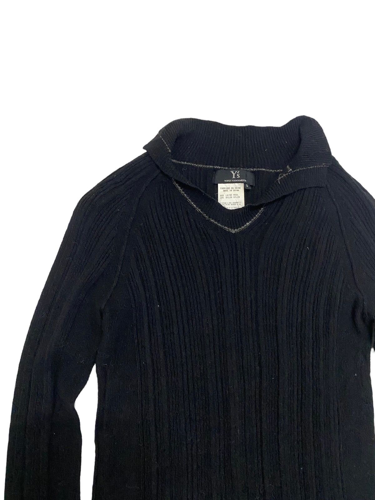 Yohji Yamamoto Y’s Yohji Yamamoto Stretch Knitwear Size L / US 10 / IT 46 - 2 Thumbnail