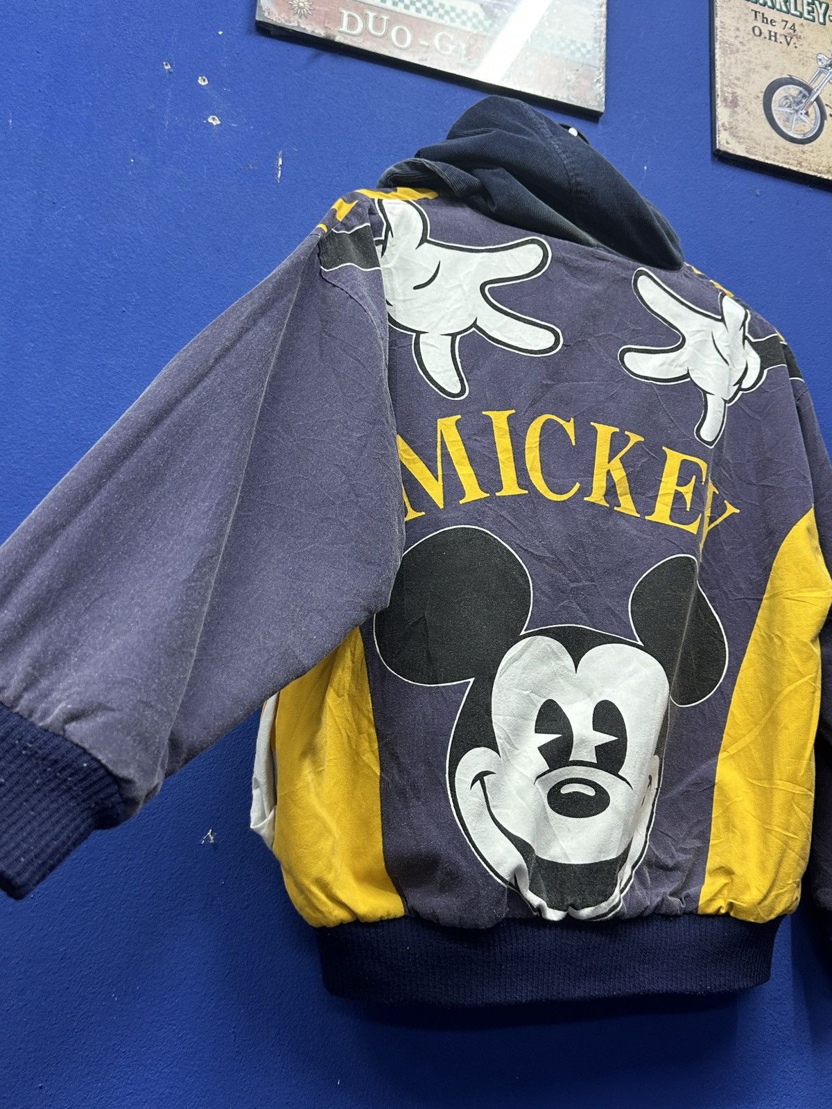 Disney × Mickey Mouse × Vintage Rare🔥 Reversible Micky Mouse Baggy Jacket Size US XL / EU 56 / 4 - 8 Thumbnail