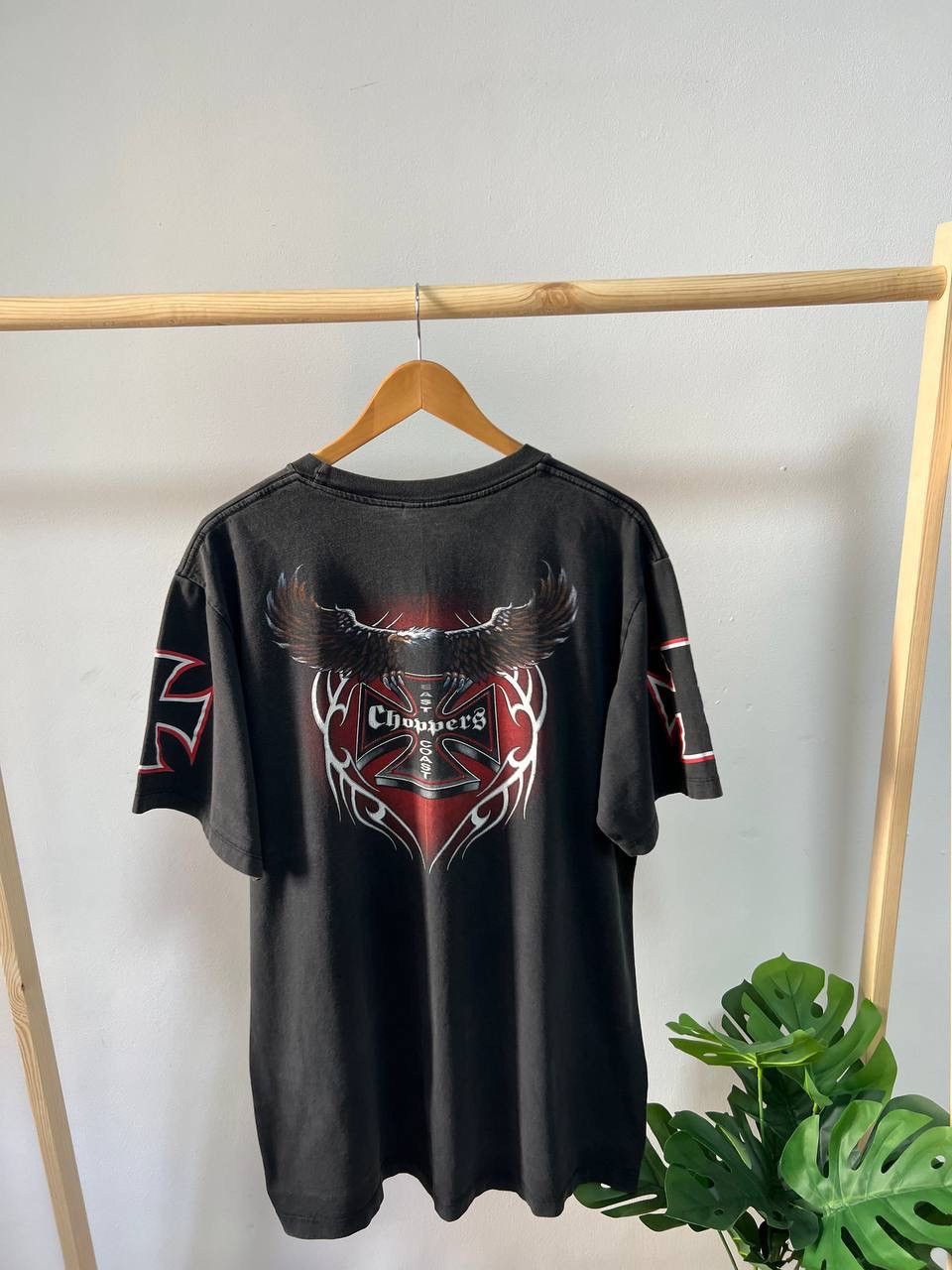 Vintage Vintage 90s East Coast Choppers New York T Shirt Size US XL / EU 56 / 4 - 2 Thumbnail