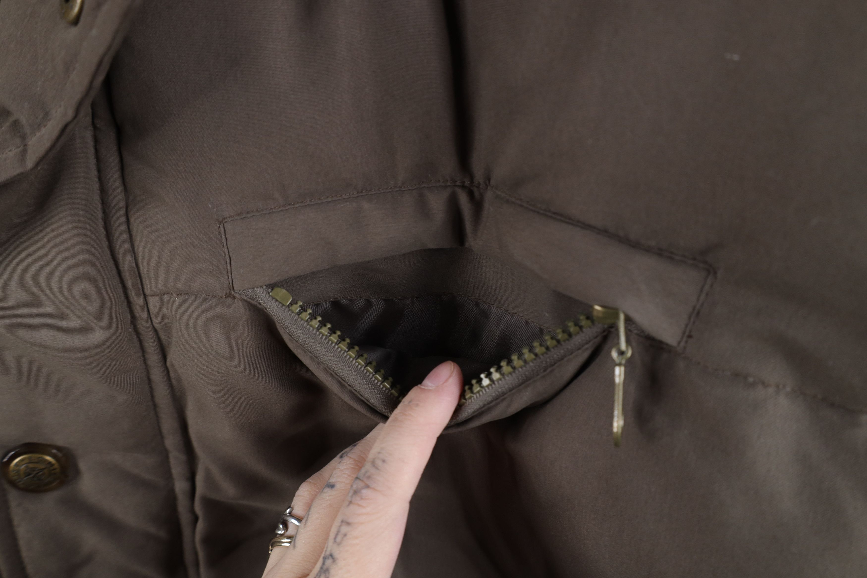 Vintage Vintage 90s Y2K Streetwear Full Zip Puffer Vest Jacket Brown Size US XXL / EU 58 / 5 - 7 Thumbnail
