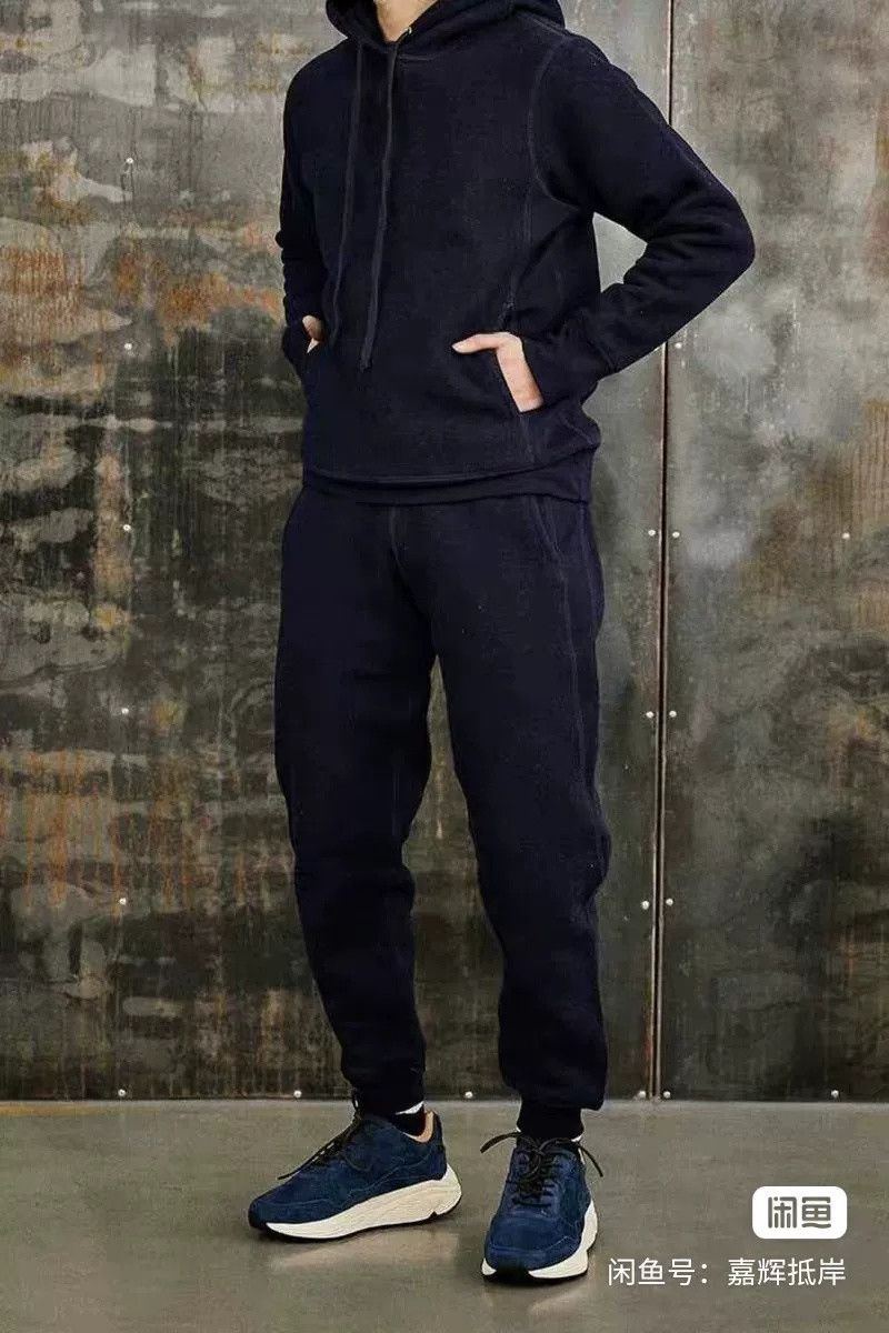 3sixteen Indigo Hooded Sweatshirt in Blue, Men's (Size M) — image 5 of 6
