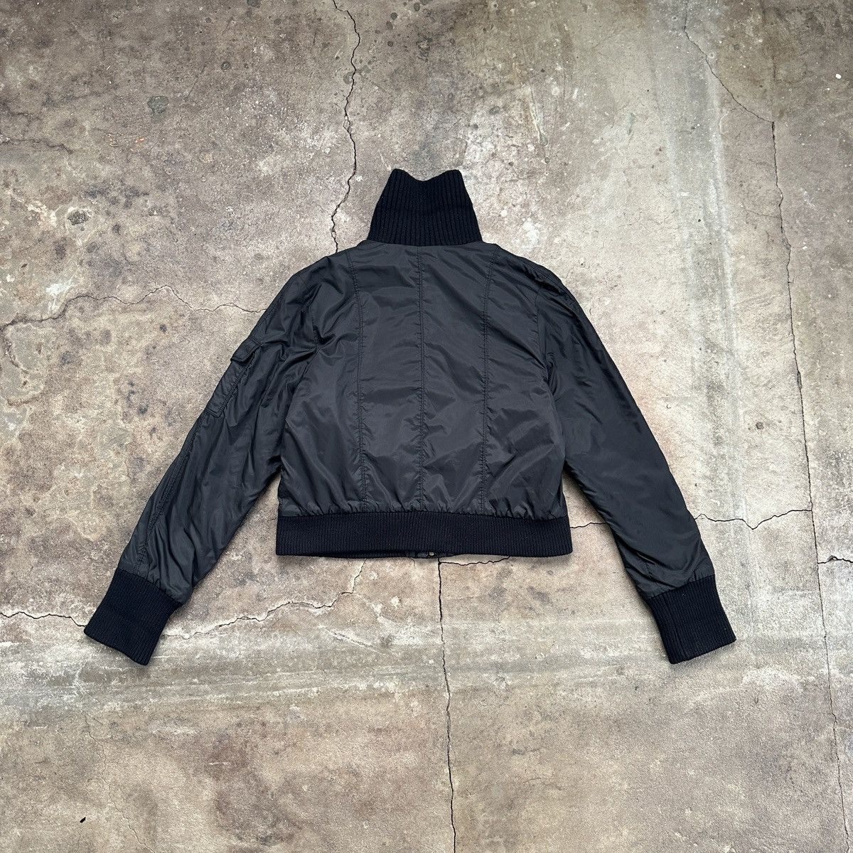 Le Grande Bleu (L.G.B.) Vintage boxy short y2k nylon Bomber Jacket Size M / US 6-8 / IT 42-44 - 6 Thumbnail