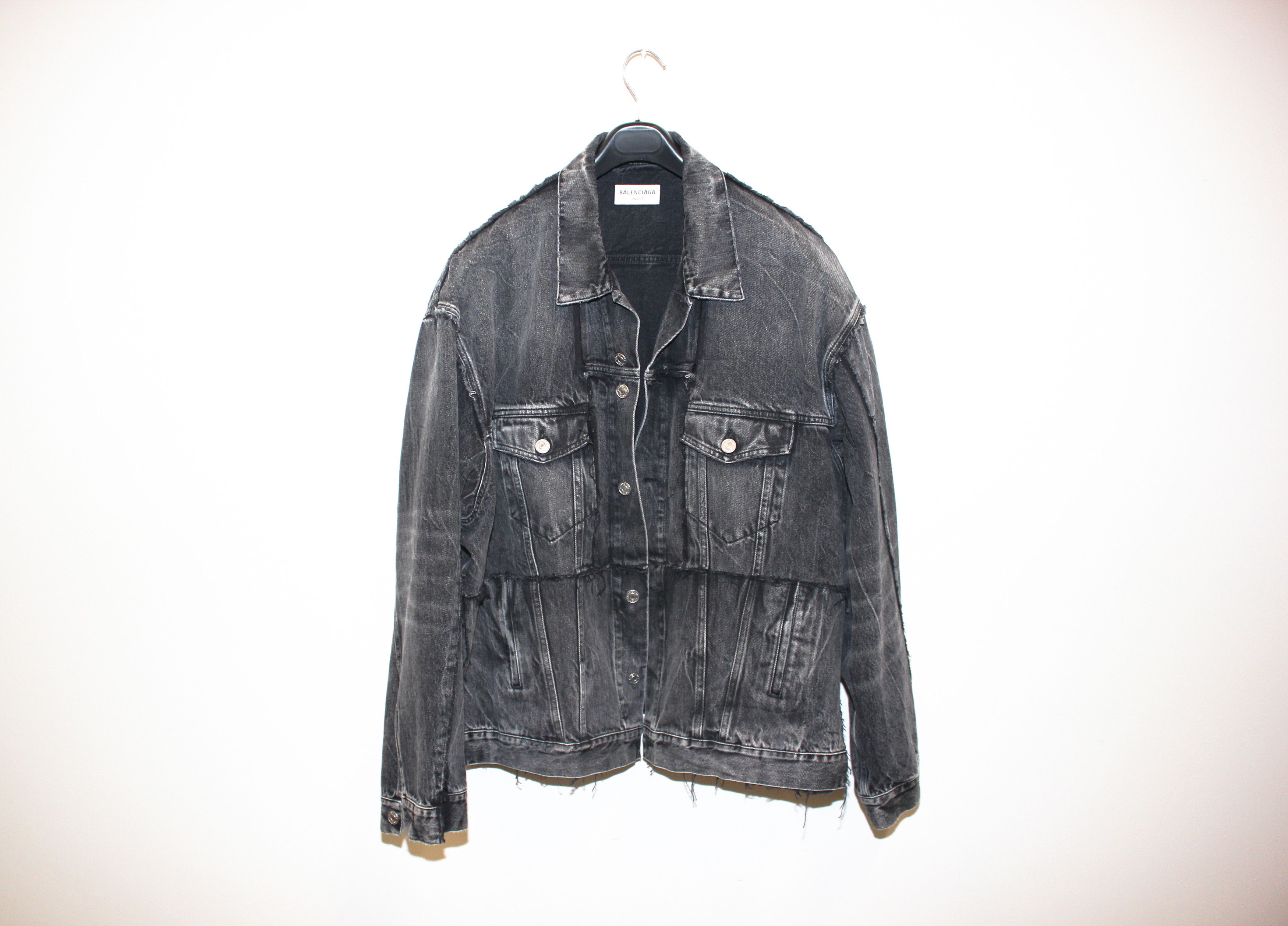 Balenciaga Distressed Denim Jacket SS22