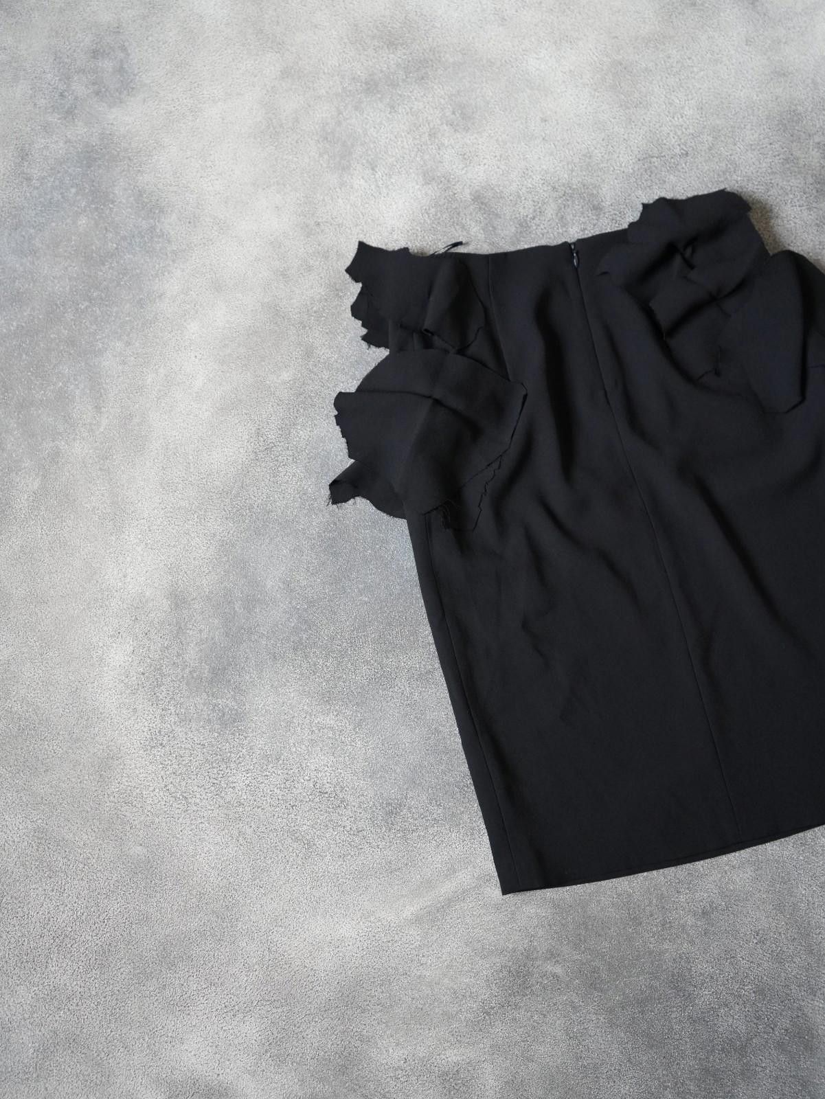 Jil Sander S/S 2010 Jil Sander By Raf Simons RUNWAY Ruffle Midi Skirt Size 32" / US 10 / IT 46 - 7 Thumbnail