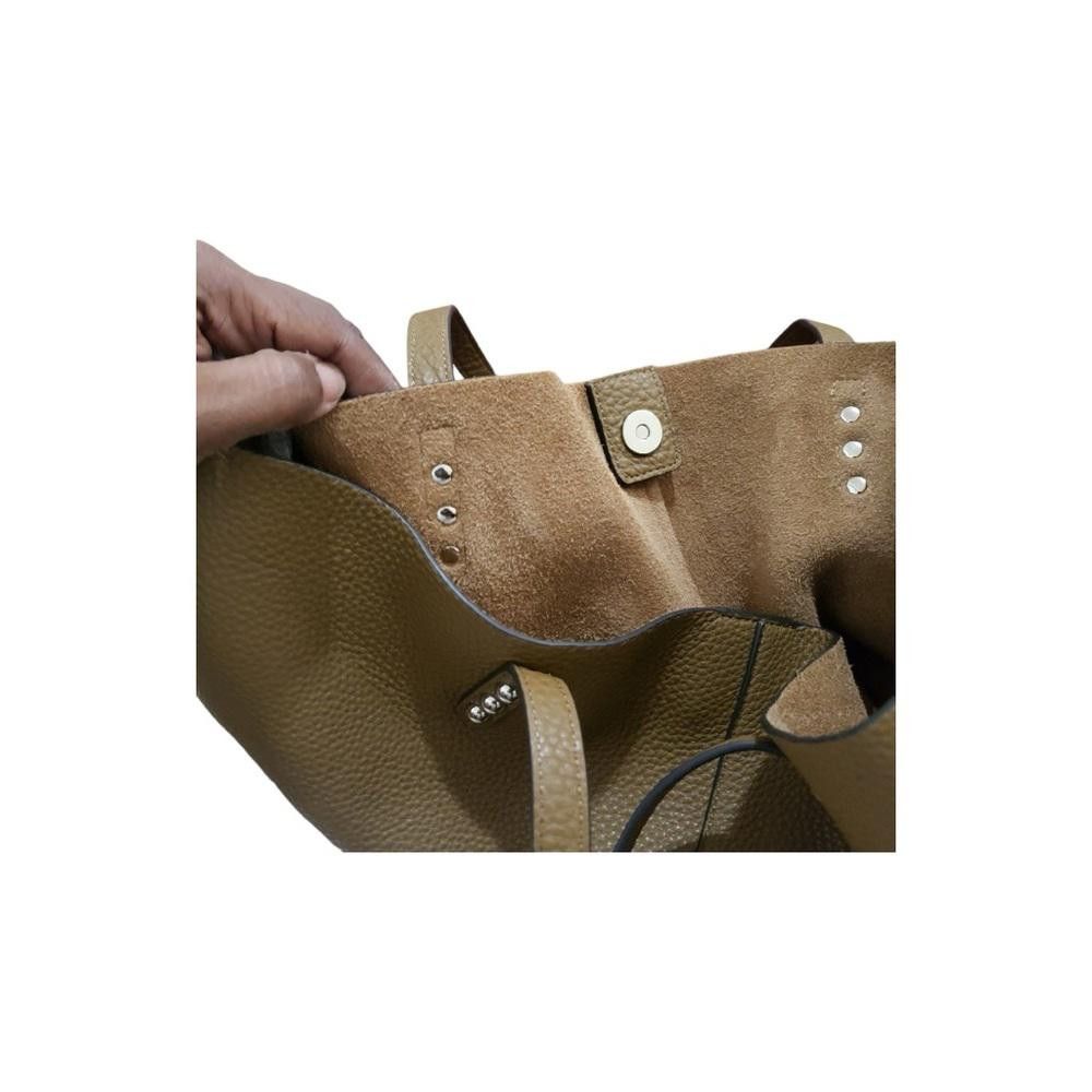 Designer Rebecca Minkoff Taupe Tote Bag Size ONE SIZE - 7 Thumbnail
