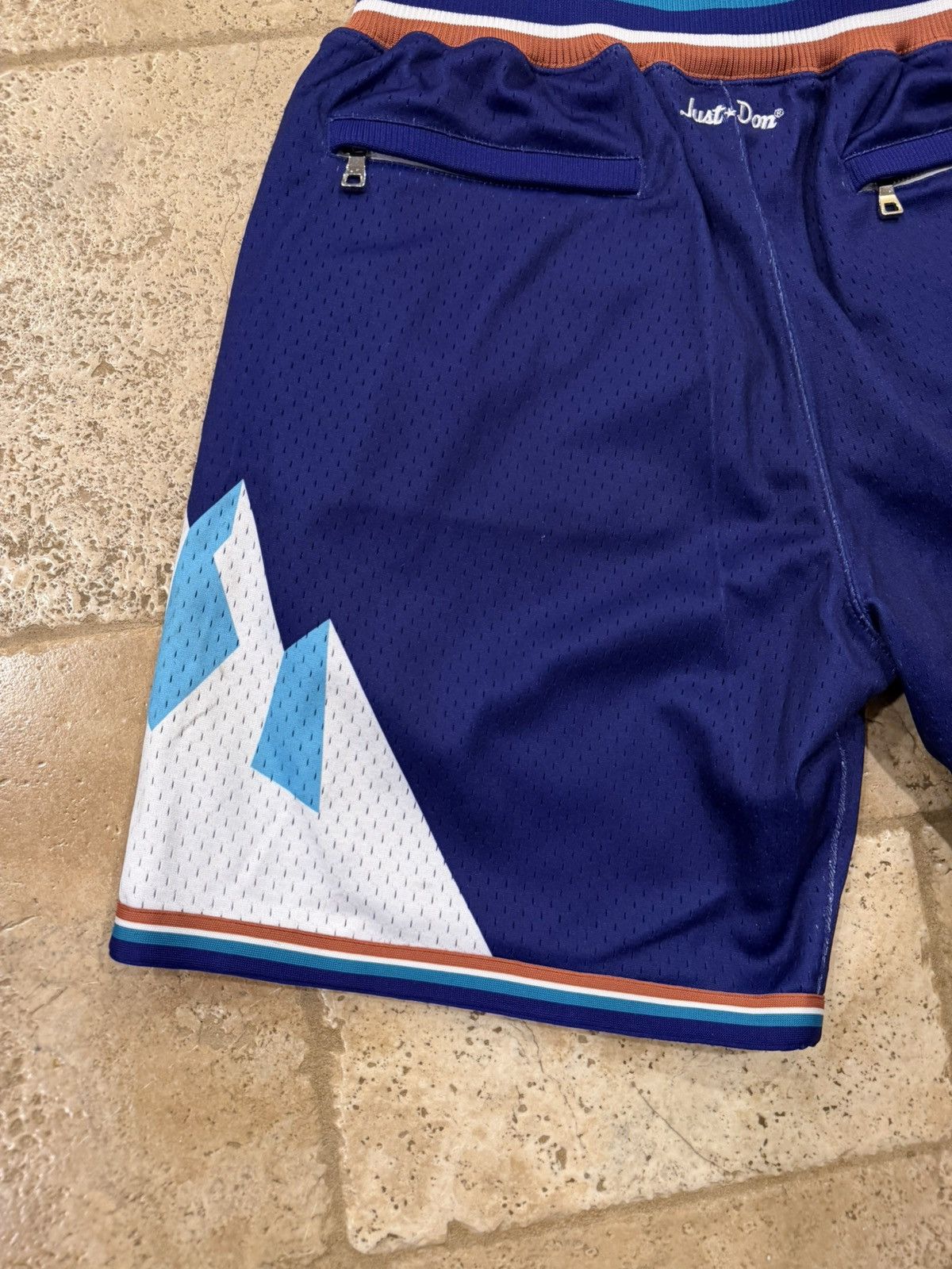 Just Don × Mitchell & Ness × Rsvp Gallery Just Don x Mitchell & Ness NBA Utah Jazz Purple Shorts Size US 34 / EU 50 - 7 Thumbnail