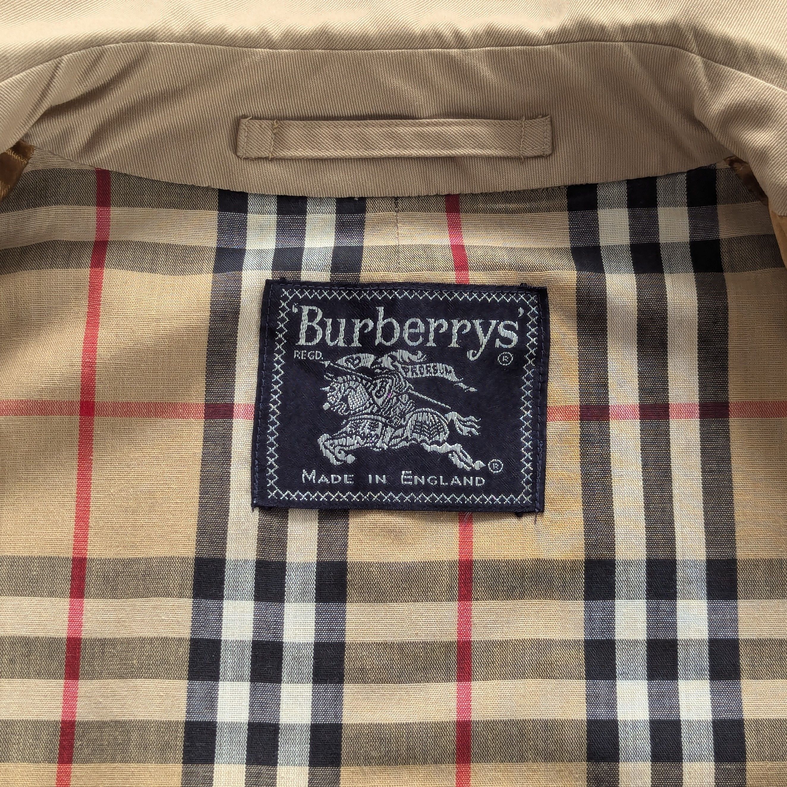 Burberry × Vintage Vintage Burberrys Womens Long Coat Nova Check MadeInEngland Size L / US 10 / IT 46 - 11 Thumbnail