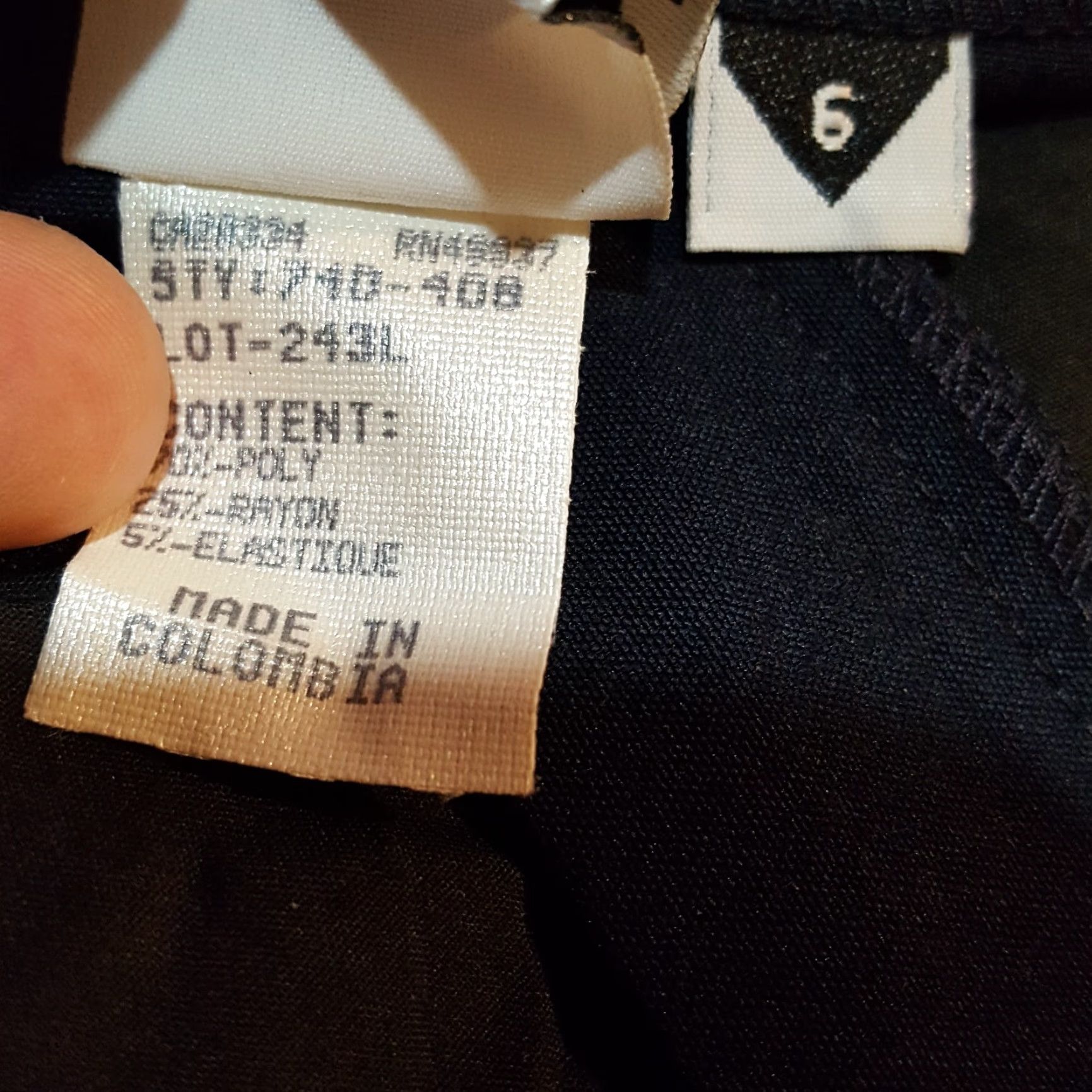 Vintage VINTAGE Tail Navy Blue Womens Size 6 Golf Tennis Athletic Skirt Pockets Knee Length 90s Retro Size 28" / US 6 / IT 42 - 6 Thumbnail