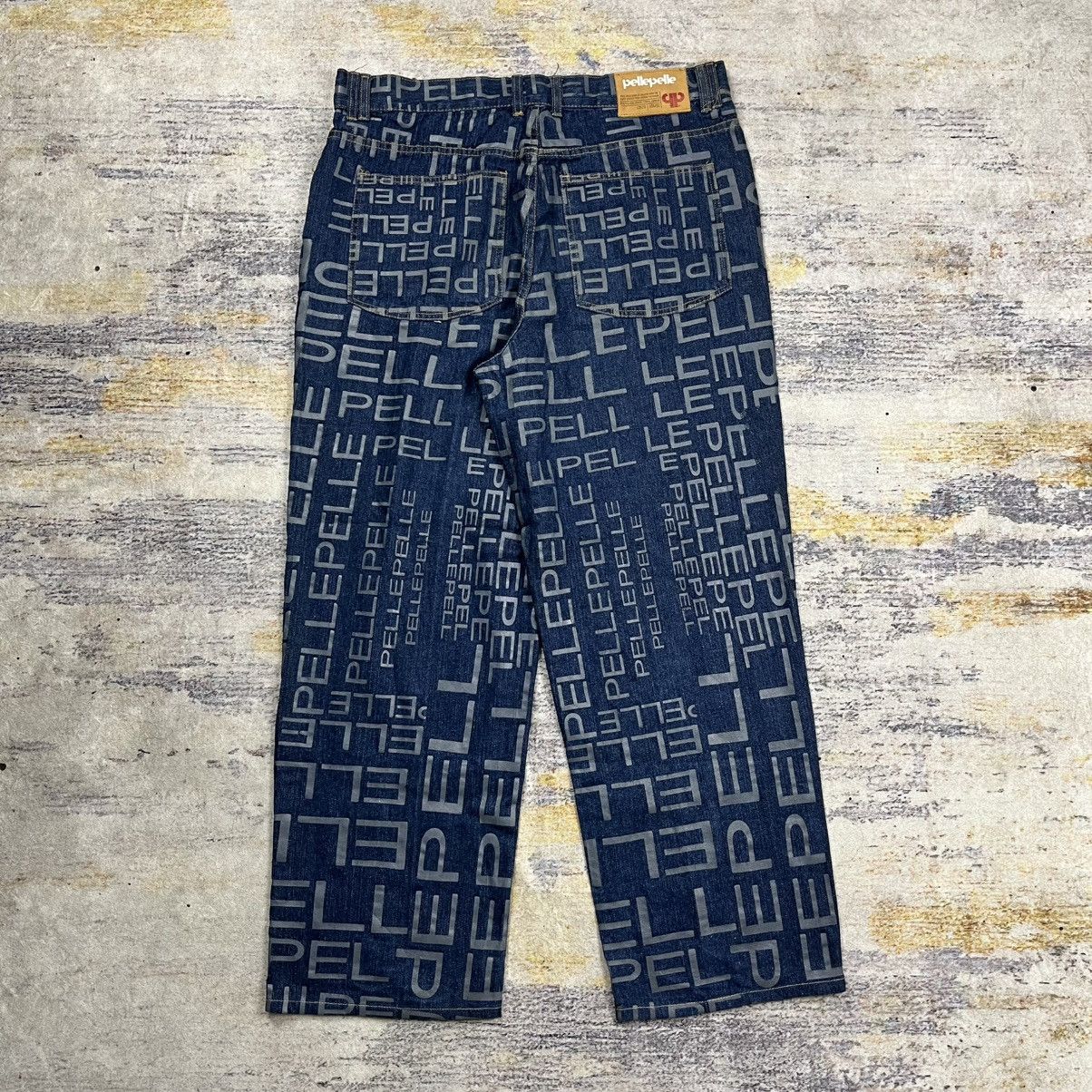 Pelle Pelle Pelle Pelle marc buchanan hip hop psychedelic logo pants Size US 34 / EU 50 - 2 Thumbnail