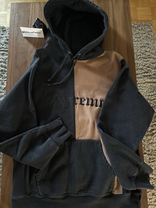 Supreme old english split hoodie online