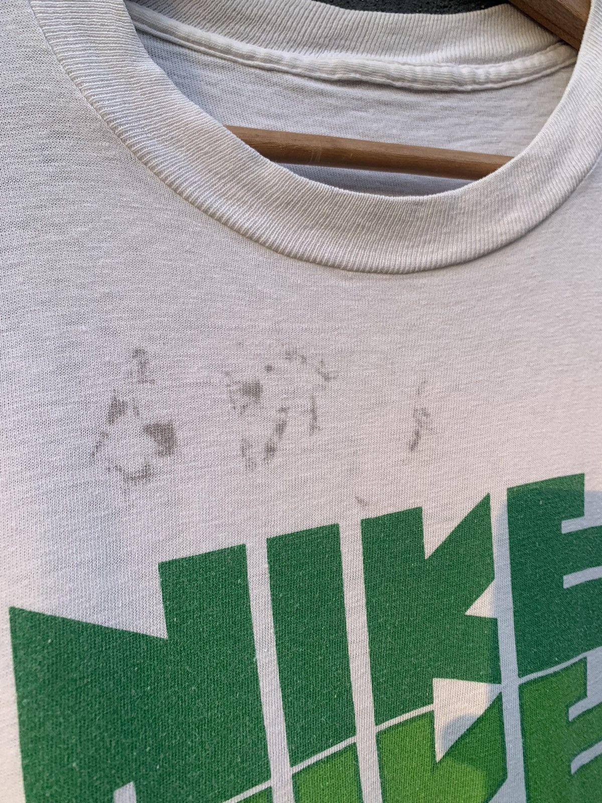 Nike Vintage 70s Nike Block Marathon shirt Size US S / EU 44-46 / 1 - 9 Thumbnail