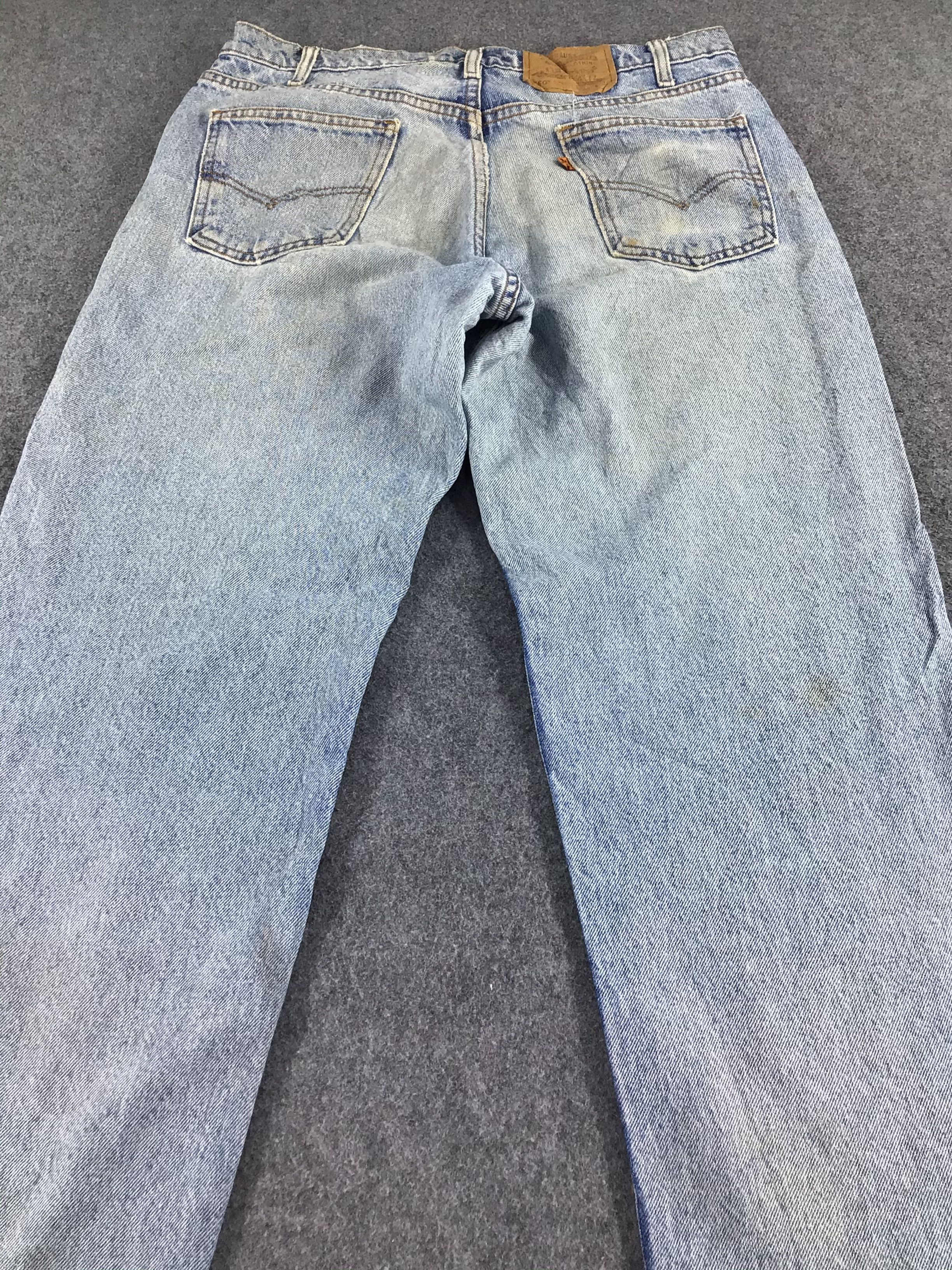 Levi's Vintage Levis 550 Orange Tab Jeans-J331 Size US 34 / EU 50 - 4 Thumbnail