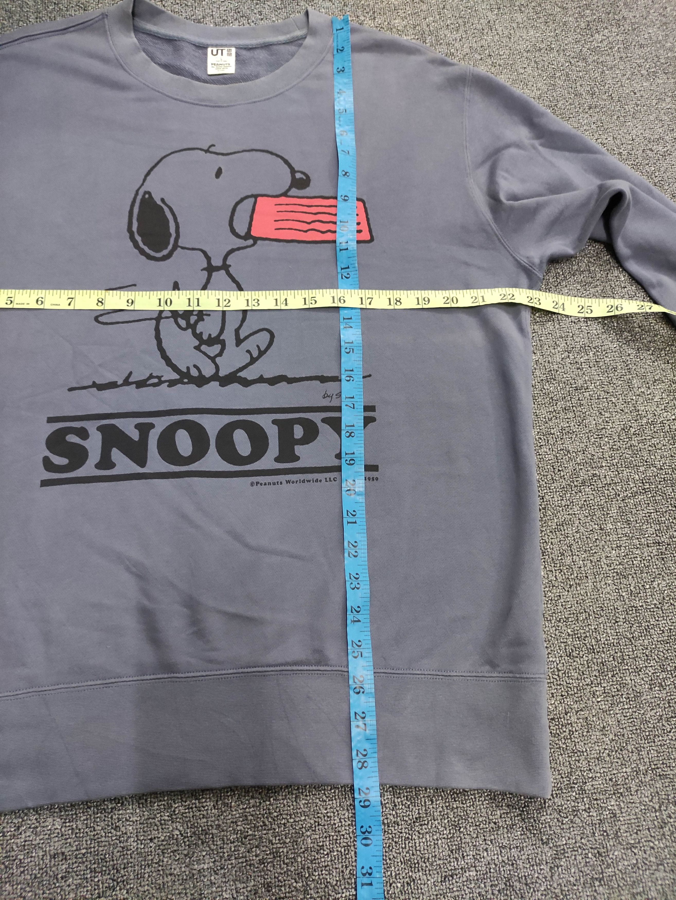 Cartoon Network × Uniqlo Vintage Uniqlo Ut Peanuts Snoopy Sweatshirt Big Logo Size US L / EU 52-54 / 3 - 9 Thumbnail