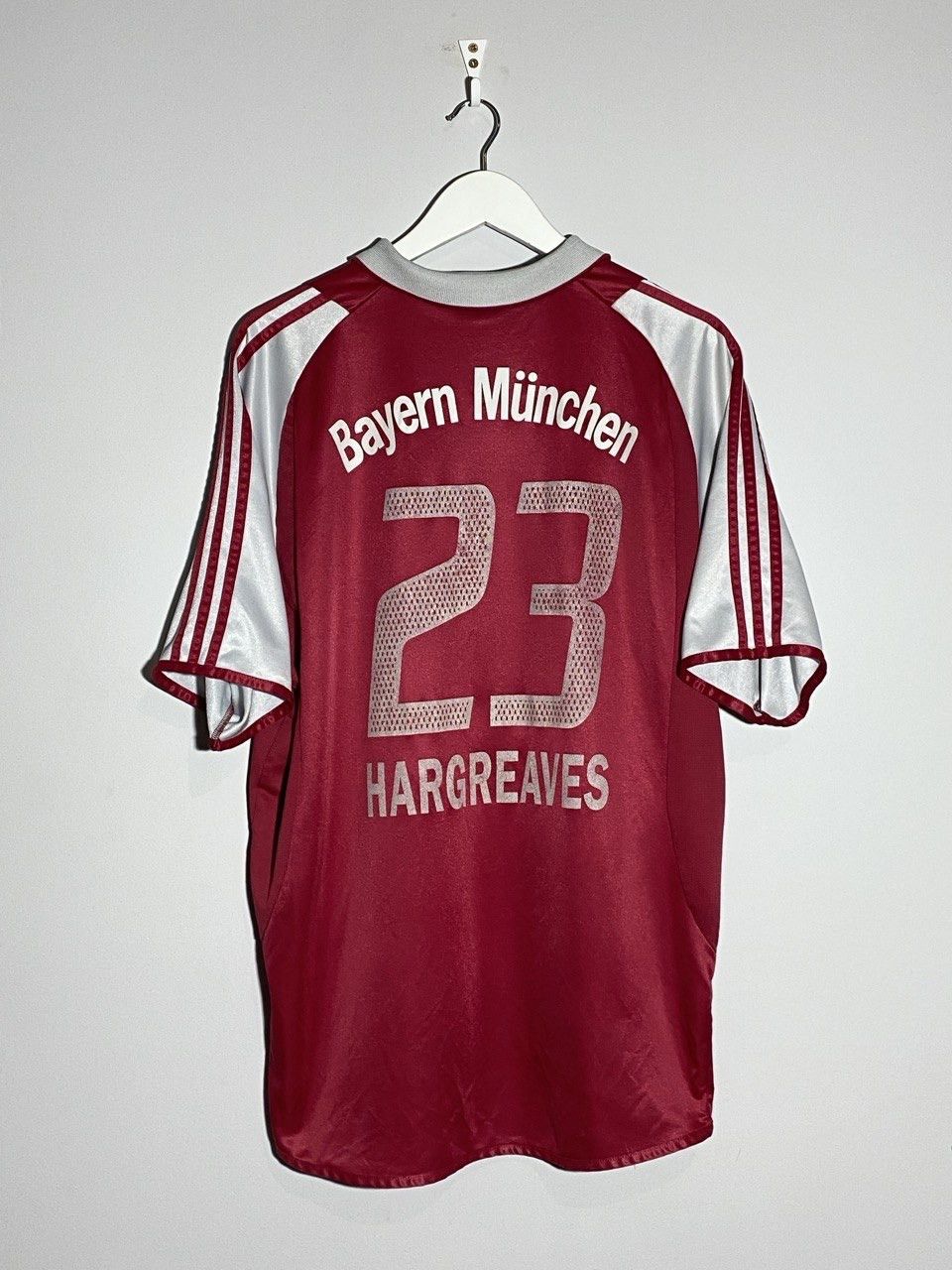 Adidas Vintage Adidas #23 Hargreaves Bayern Munich Soccer Jersey Size US XL / EU 56 / 4 - 3 Thumbnail