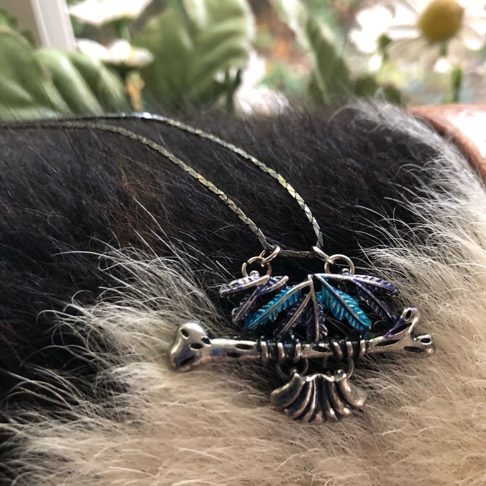 Jewelry Vintage repurpose southwest tribal sterling necklace Size ONE SIZE - 4 Thumbnail