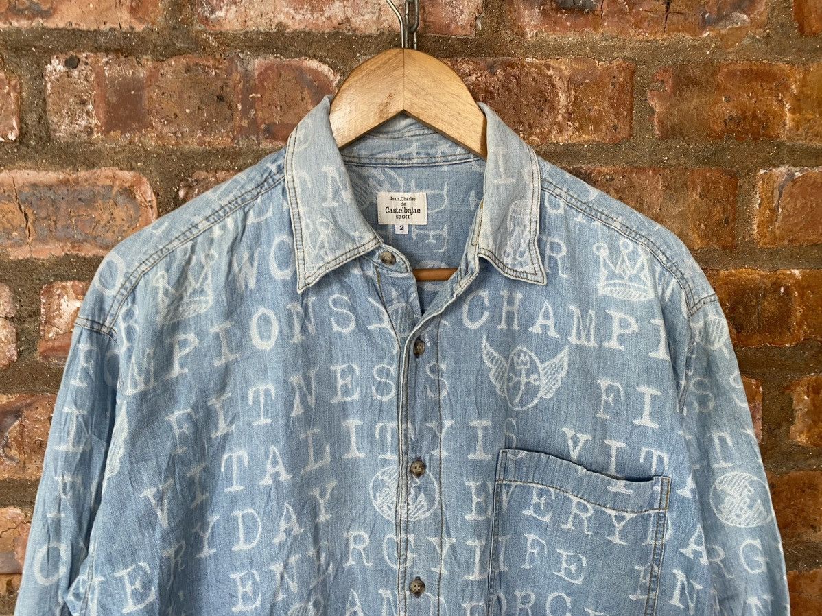 Jean Charles De Castelbajac Vtg poem and Anarchy button up Size US L / EU 52-54 / 3 - 3 Thumbnail