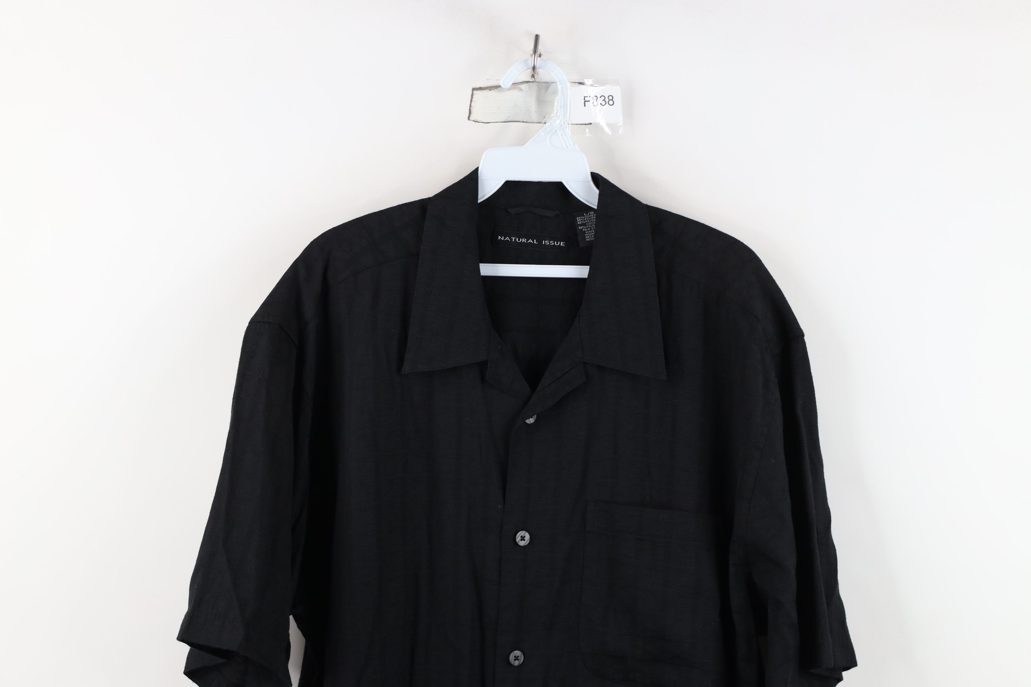 Vintage Vintage 90s Y2K Streetwear Knit Camp Collar Button Shirt Size US L / EU 52-54 / 3 - 2 Thumbnail