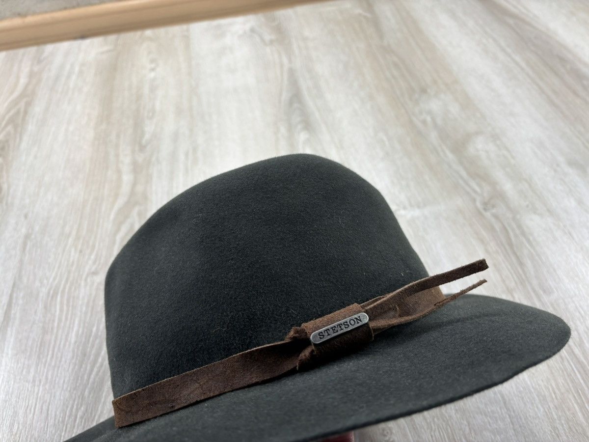 Designer × Stetson Mens cowboy hat Stetson Color Green Size ONE SIZE - 4 Thumbnail