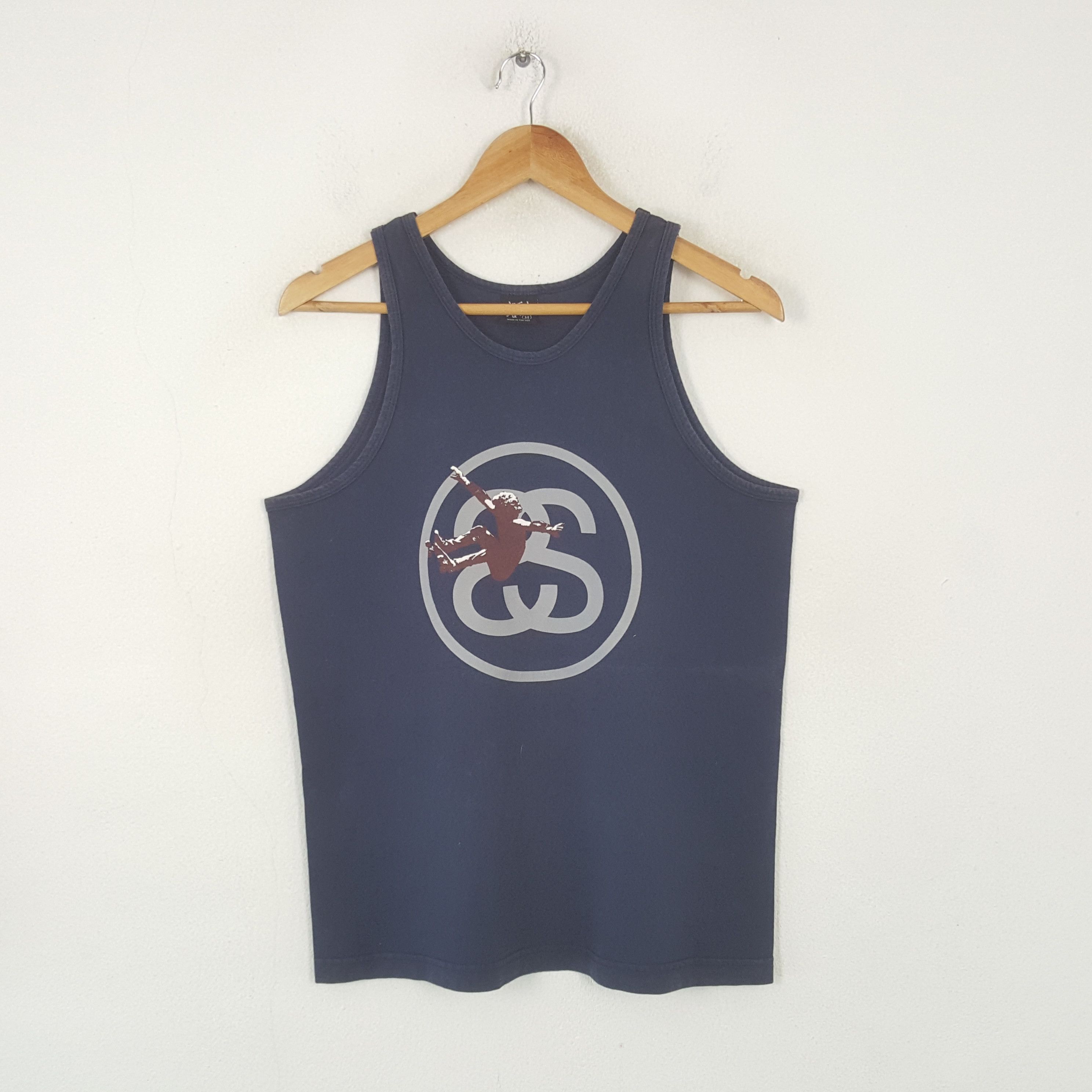 Stussy Vintage Stussy American Skateboard Tank Tops RR13 Size US M / EU 48-50 / 2 - 1 Thumbnail