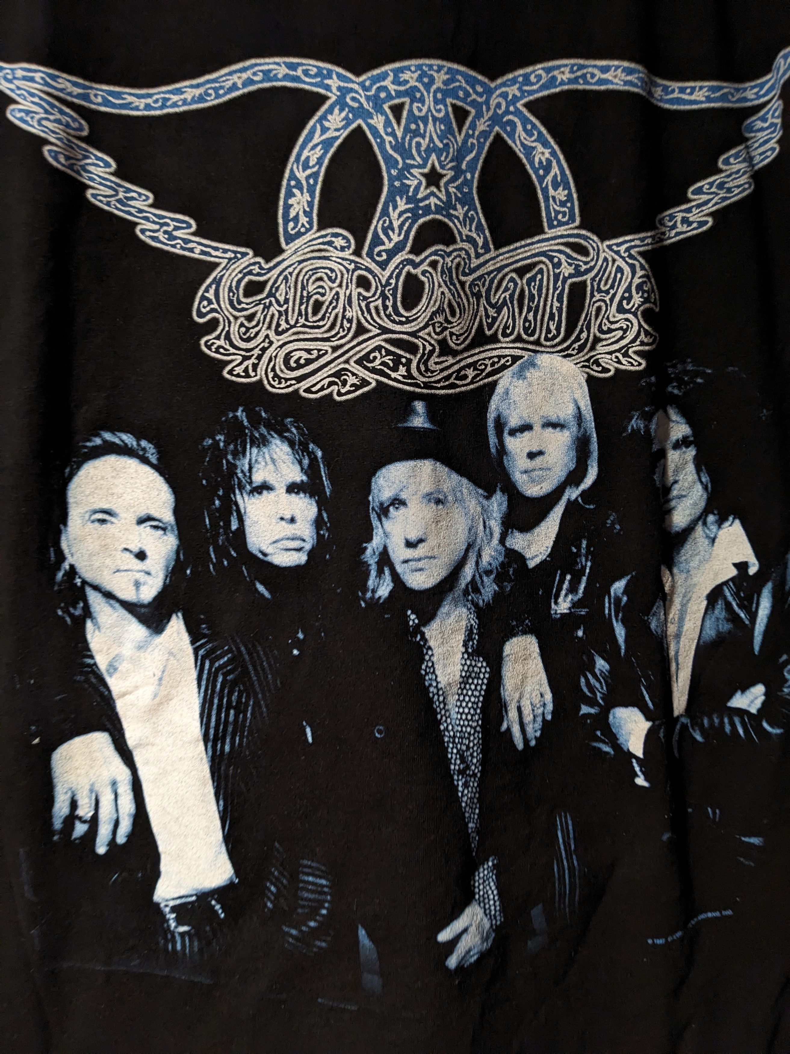 Band Tees Vintage 1997 Aerosmith Nine Lives World Tour T-Shirt Size US XL / EU 56 / 4 - 2 Thumbnail