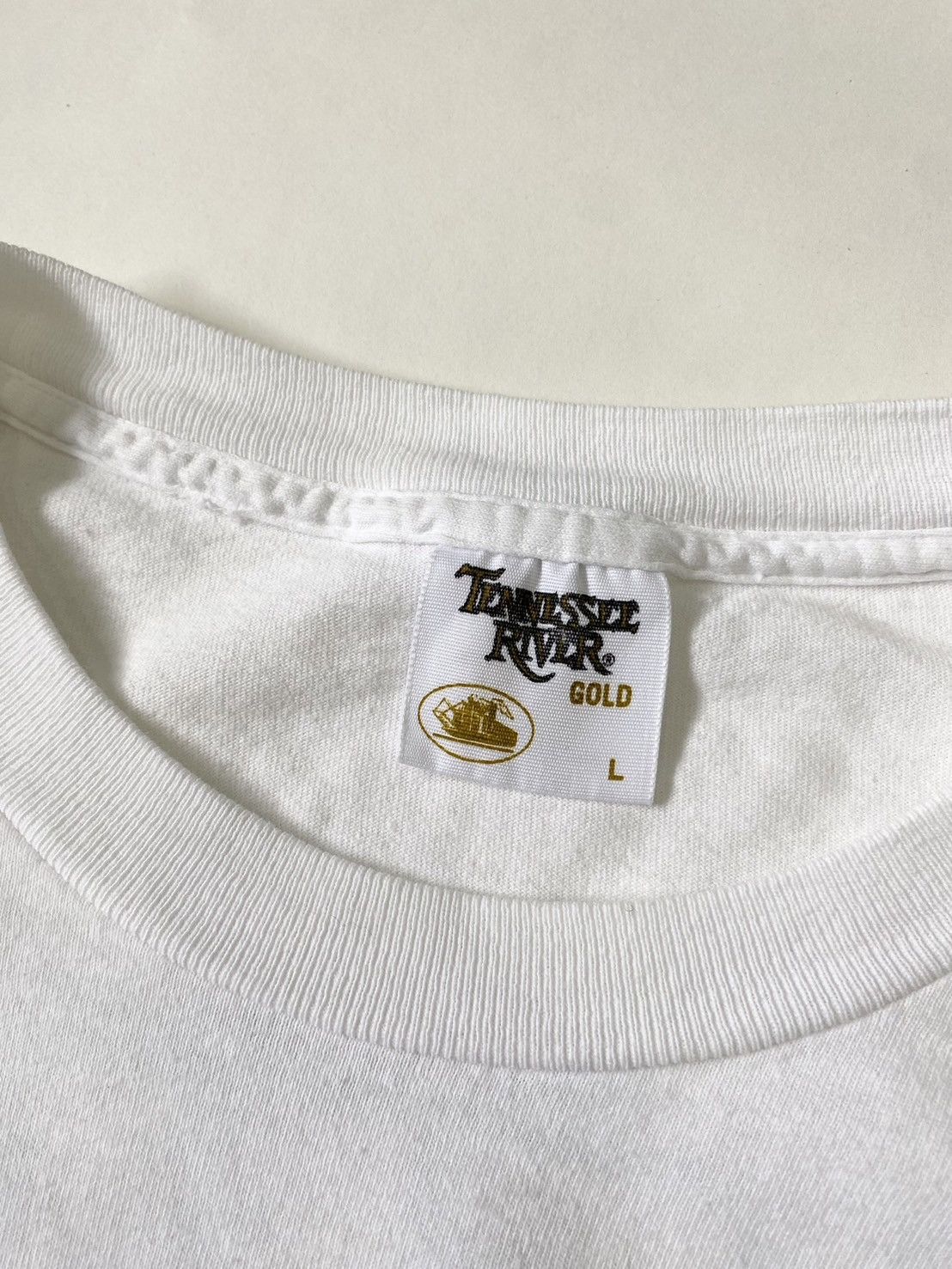 Japanese Brand × Vintage Vtg Slogan Tee Size US L / EU 52-54 / 3 - 3 Thumbnail