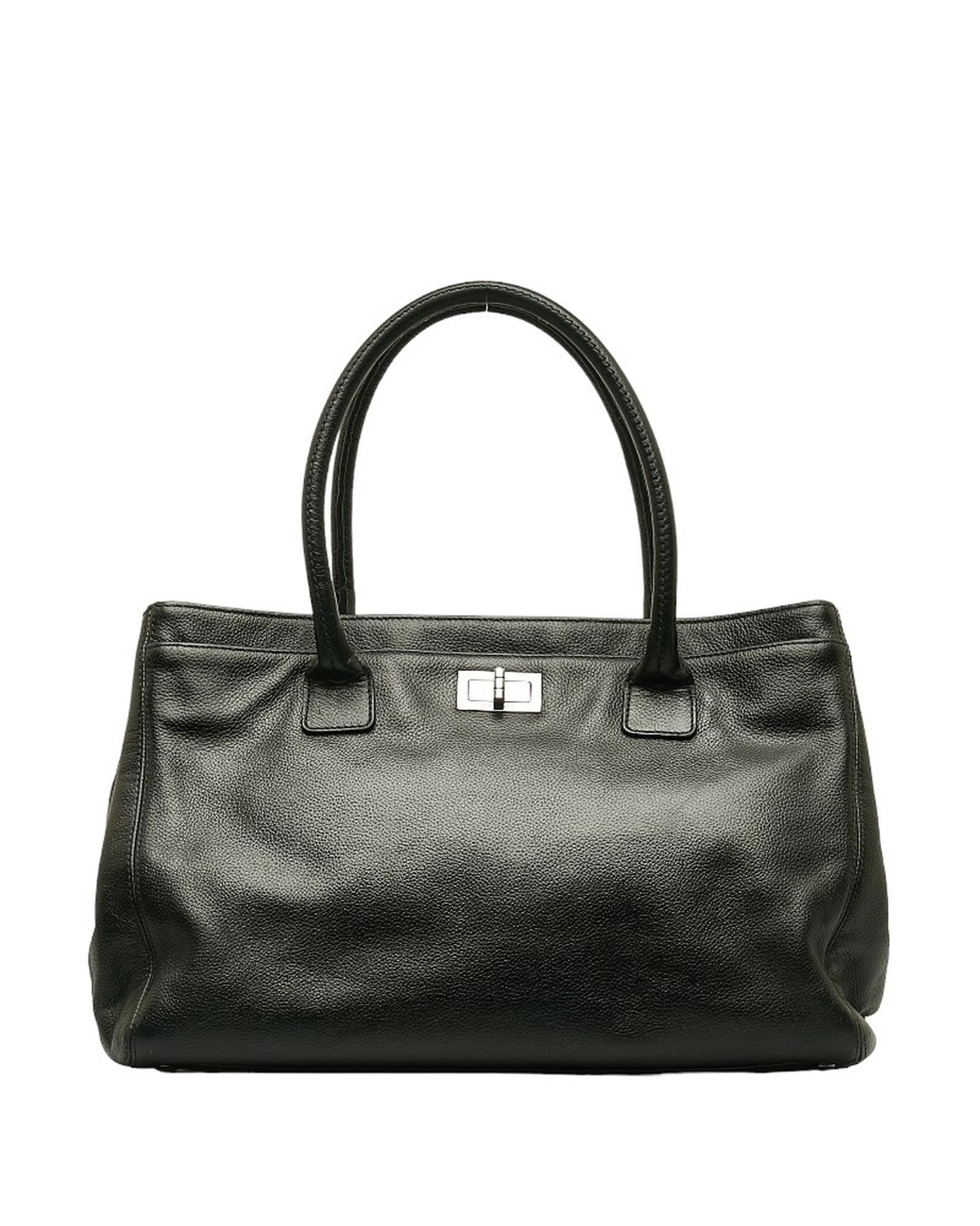 image of Chanel Black Caviar Reissue Tote Bag - Ab Condition, Women's