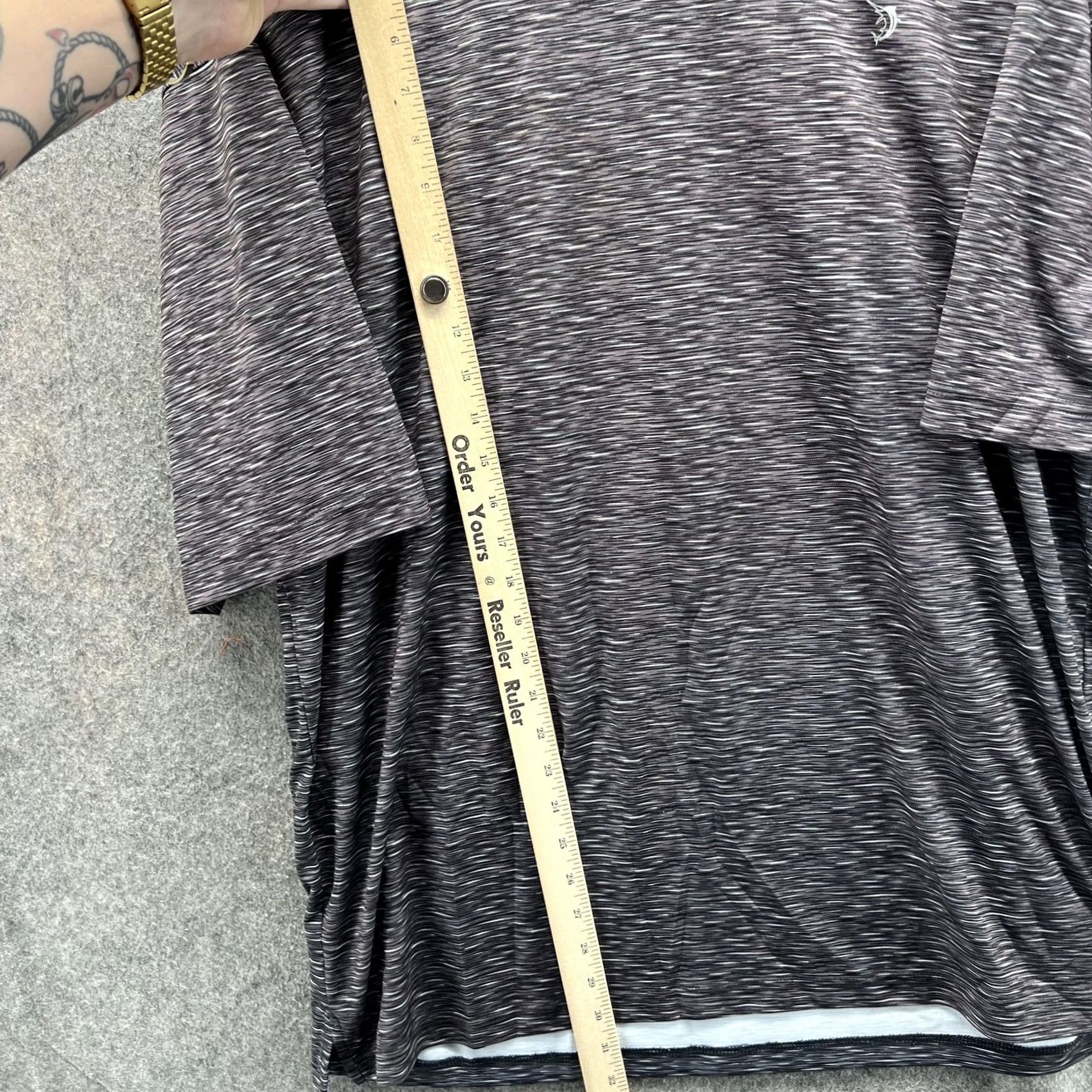 Vintage Reel Legends Shirt Mens 2XL Gray Black Performance Fishing Short Sleeve Athletic Size US XXL / EU 58 / 5 - 3 Thumbnail