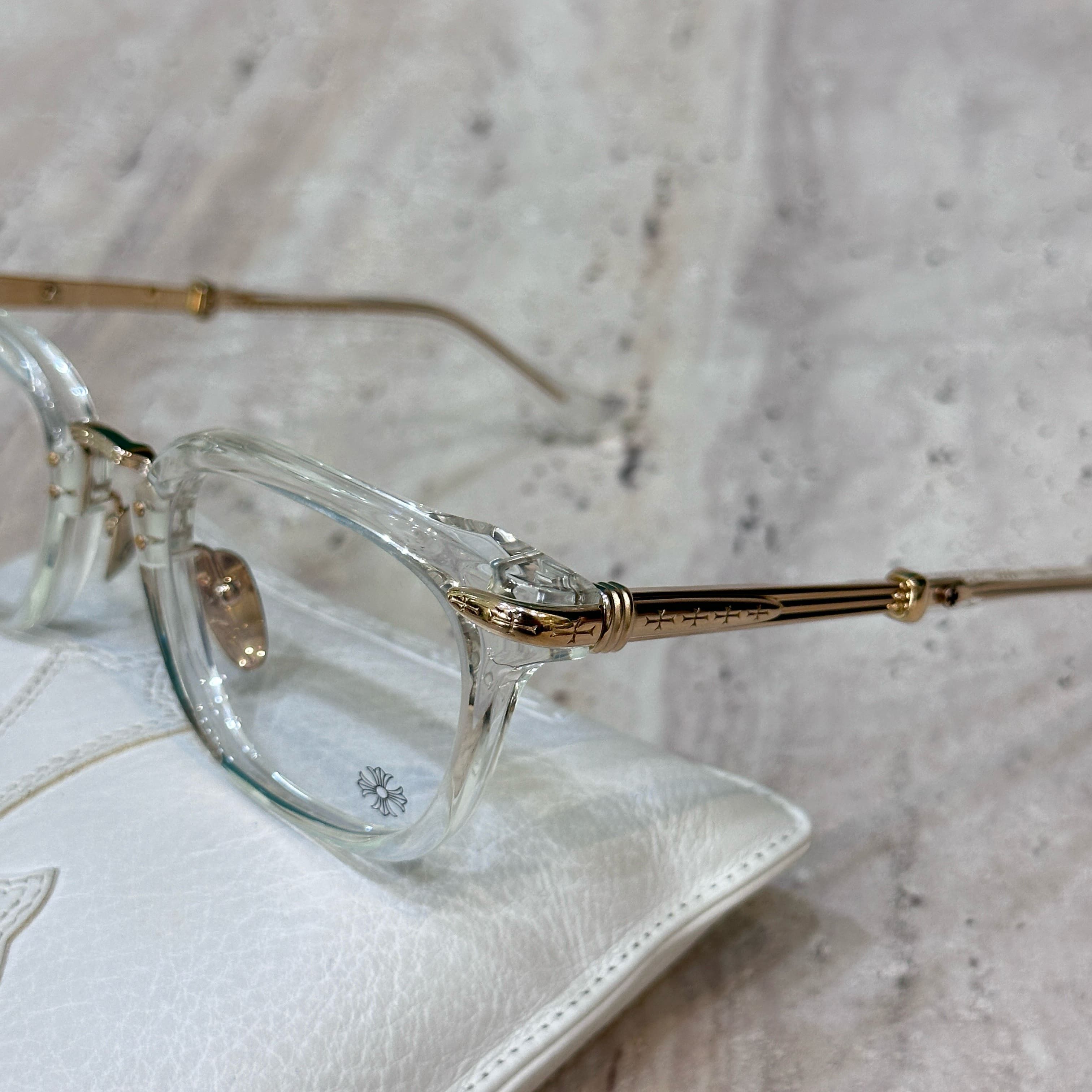 Chrome Hearts CHROME HEARTS TITANASLUVR CRYSTAL/GOLD PLATED- Size ONE SIZE - 9 Thumbnail