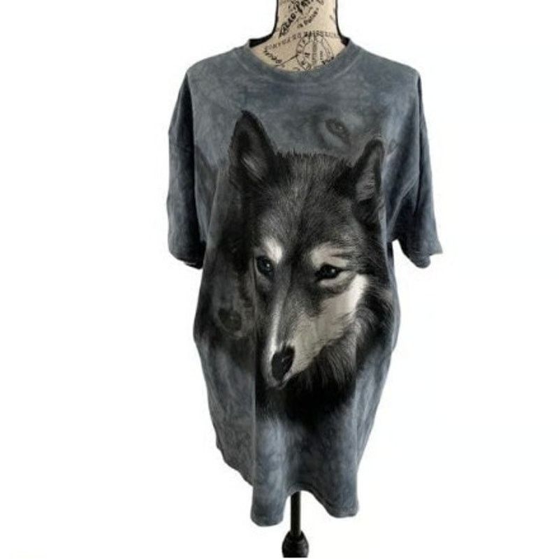The Mountain Vintage 2002 The Mountain Men's Medium T-Shirt Wolf Head Size US M / EU 48-50 / 2 - 7 Thumbnail