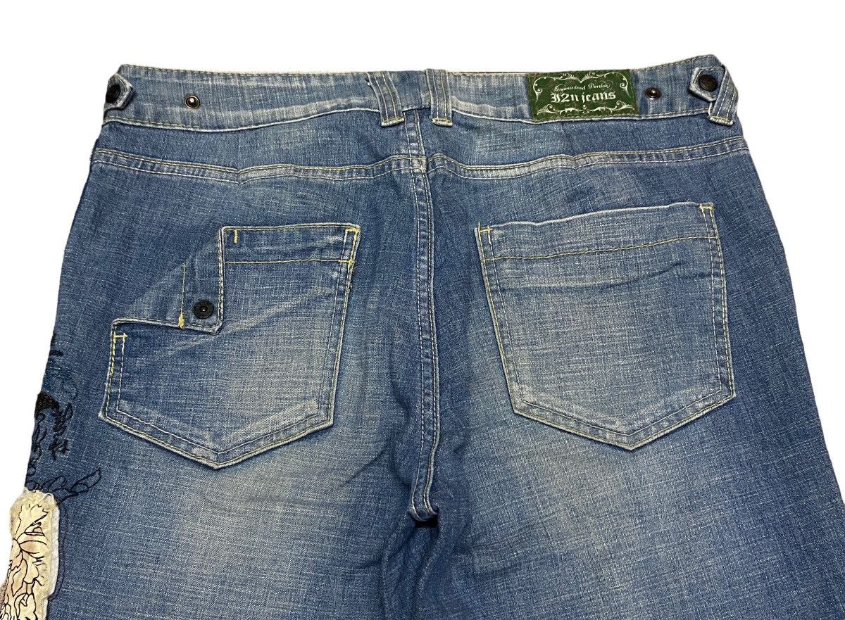 Rare Design Vintage Japanese Brans IZN Flared Jeans 2000s