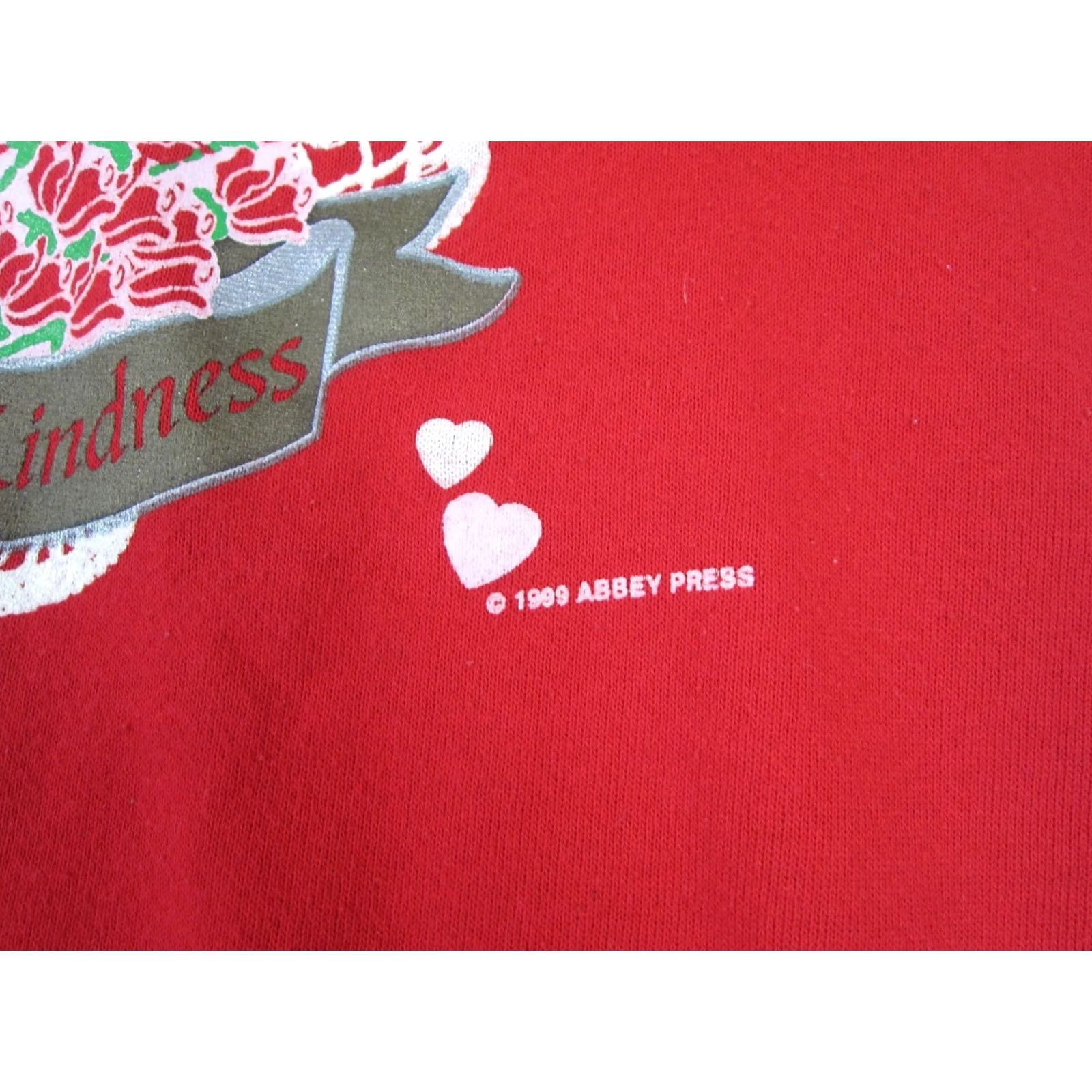 Vintage VINTAGE Queen Of Hearts Sweatshirt Womens XL Red 90s City Graphic Print Crew Neck Pullover All Seasons Cotton Polyester Fleece United States Size XL / US 12-14 / IT 48-50 - 3 Thumbnail