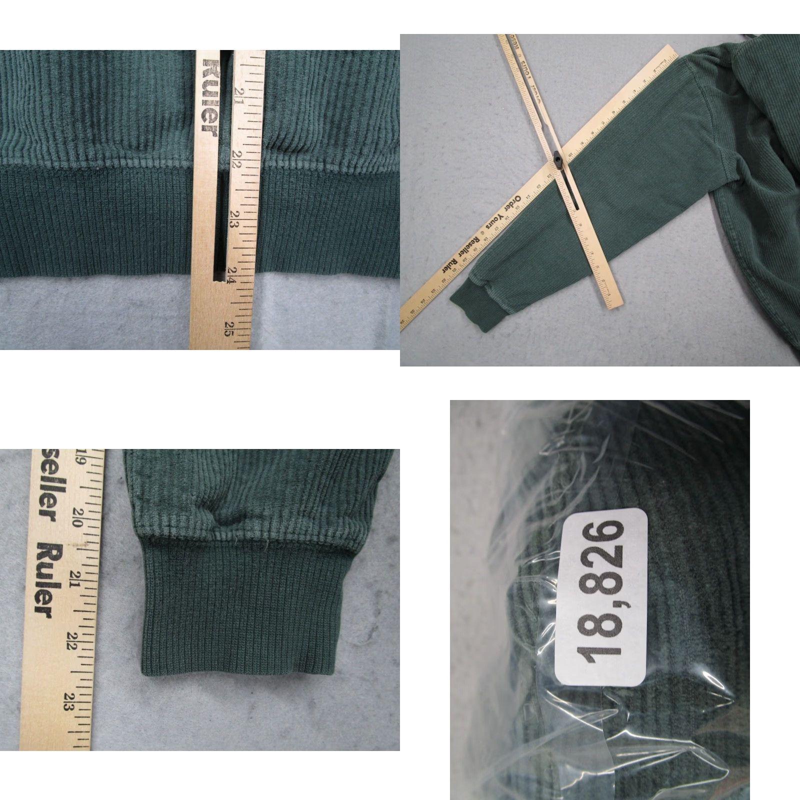 Vintage Krooked Skateboarding Mens Small Green Corduroy Pullover Hoodie Skate Eyes Size US S / EU 44-46 / 1 - 8 Thumbnail