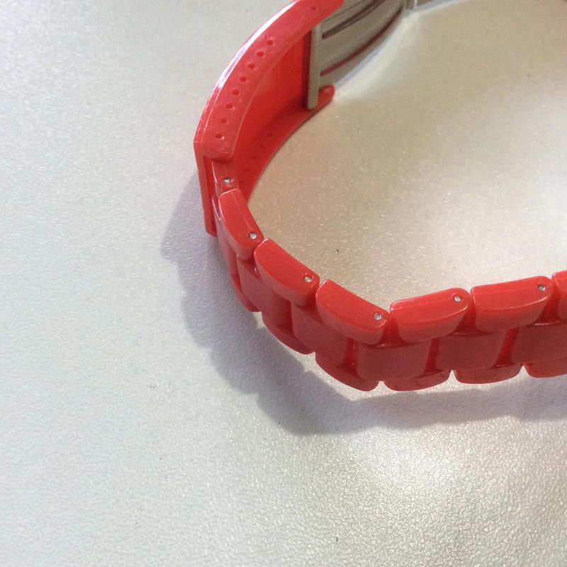 Designer Identity red plastic watch Size ONE SIZE - 3 Thumbnail