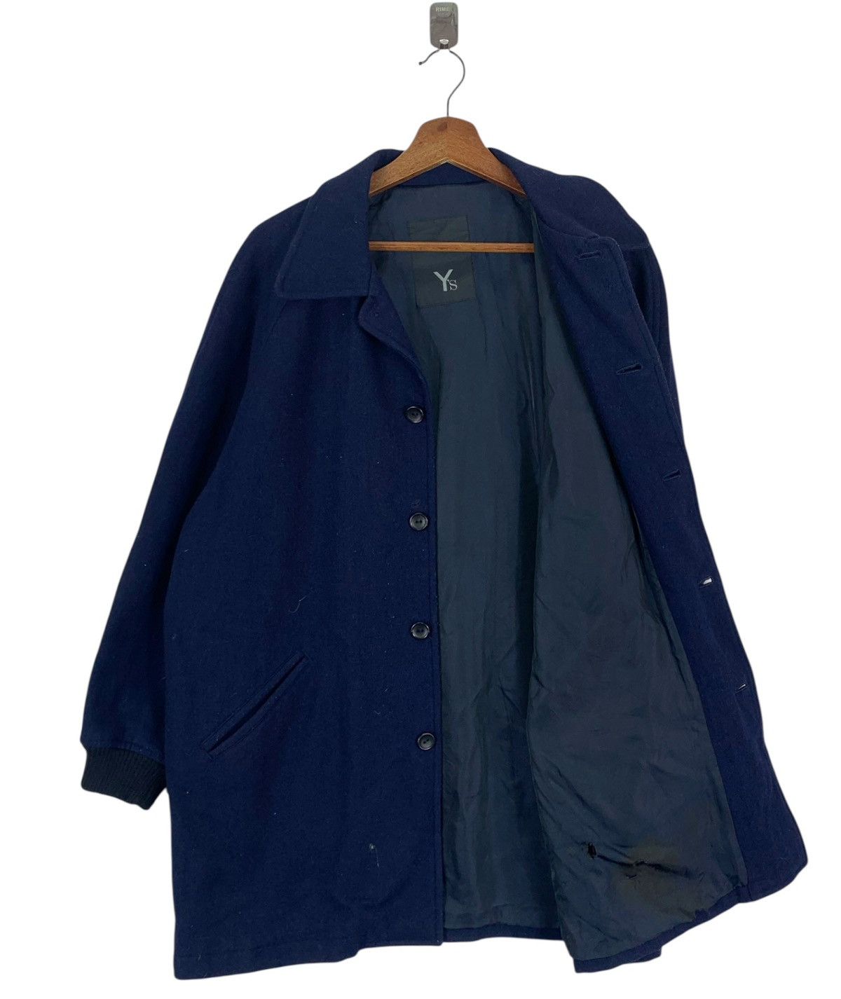 Y's VINTAGE YOHJI YAMAMOTO Y’S WOOL COAT Size US M / EU 48-50 / 2 - 9 Thumbnail
