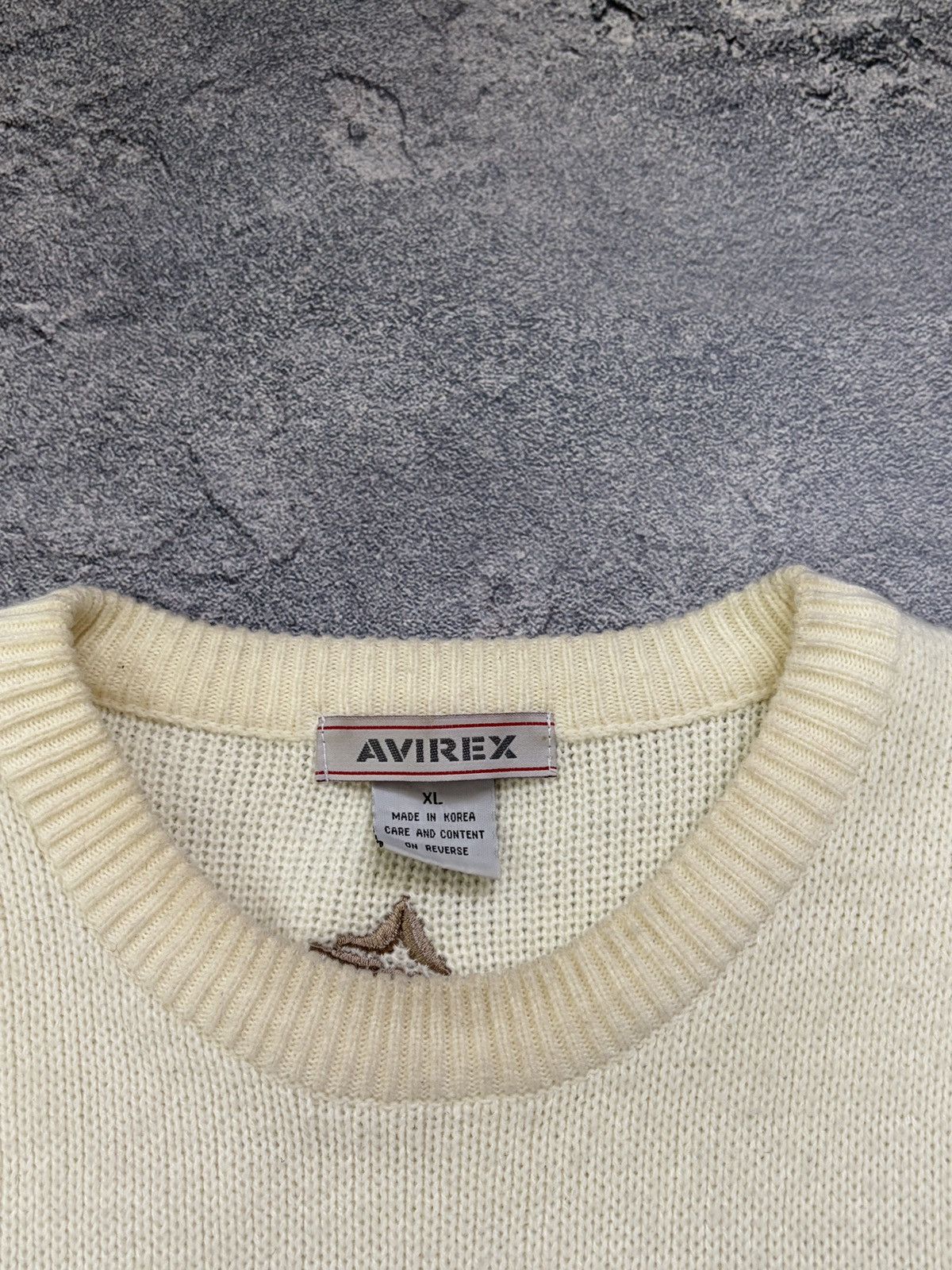 Avirex Vintage Avirex Tuskegee Airmen Leather Patch Sweater XL Size US XL / EU 56 / 4 - 4 Thumbnail
