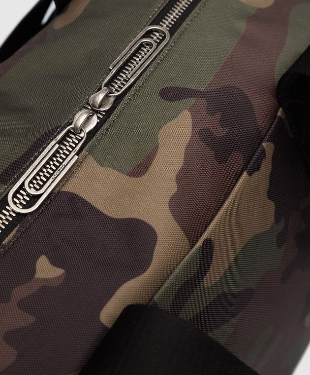 Off-White o1y0225 Size OS / Logo Travel Bag in Military Green Size ONE SIZE - 5 Thumbnail