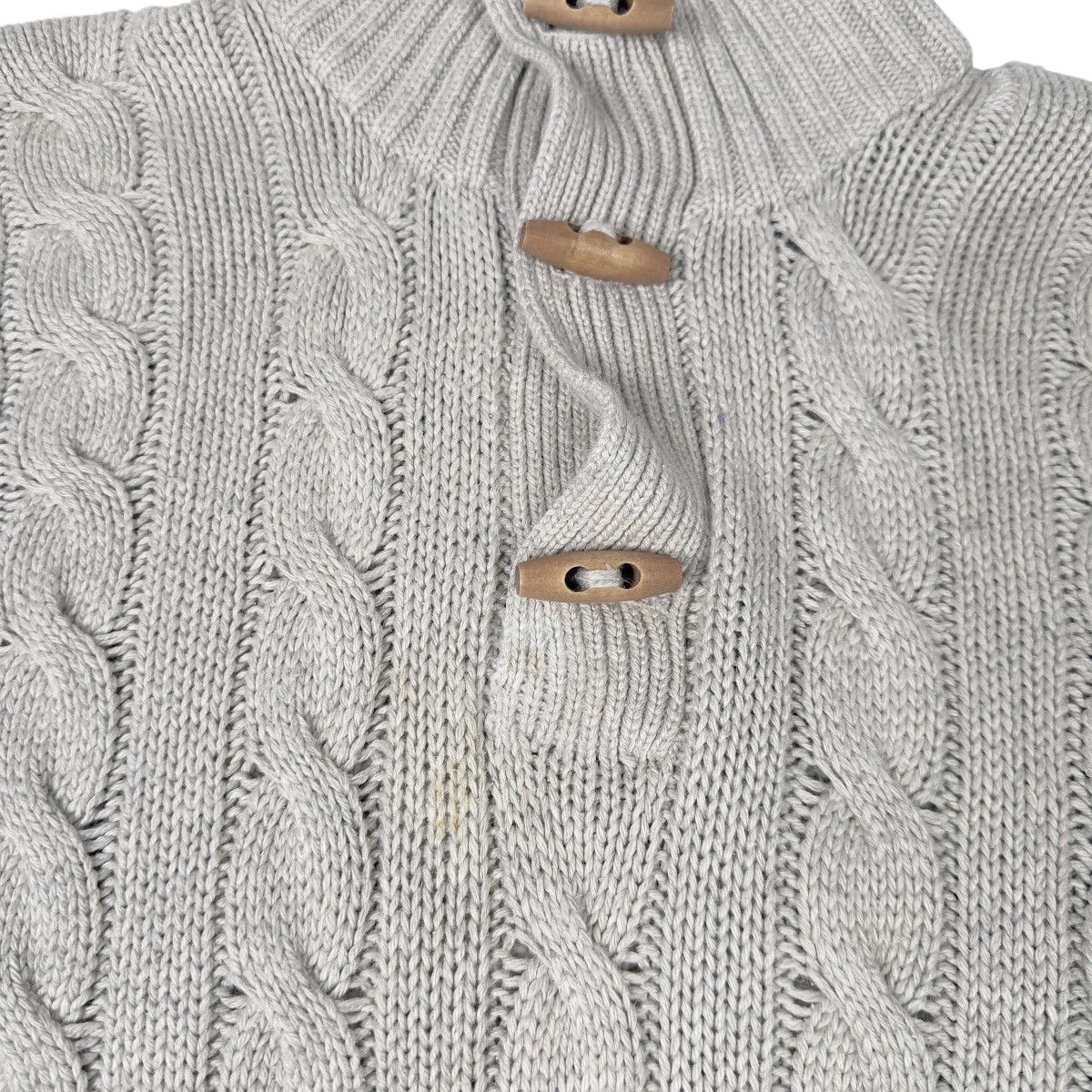 Polo Ralph Lauren Vintage 90's Polo Ralph Lauren Cable Knit Sweater 100% Silk Size US L / EU 52-54 / 3 - 2 Thumbnail