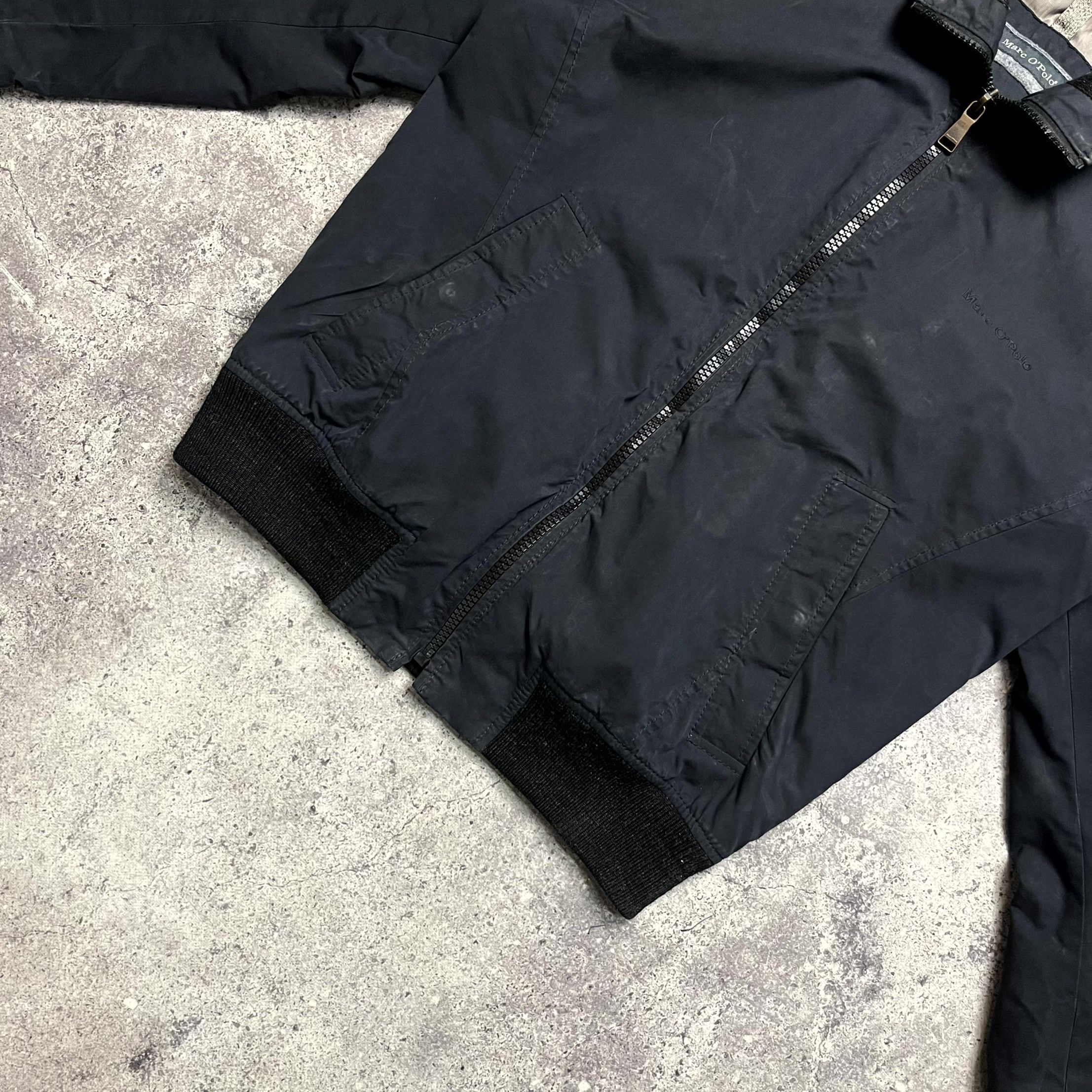 Marc O'Polo Marc O’Polo Full Zip Casual Navy Blue Bomber Jacket Size M Size US M / EU 48-50 / 2 - 2 Thumbnail