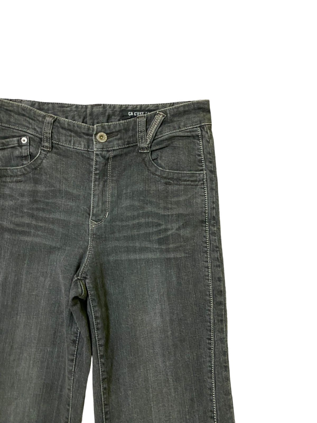 If Six Was Nine × Japanese Brand × Vintage Flared Comme Ci Comme Ca Bootcut Denim Jeans Size US 27 - 5 Thumbnail