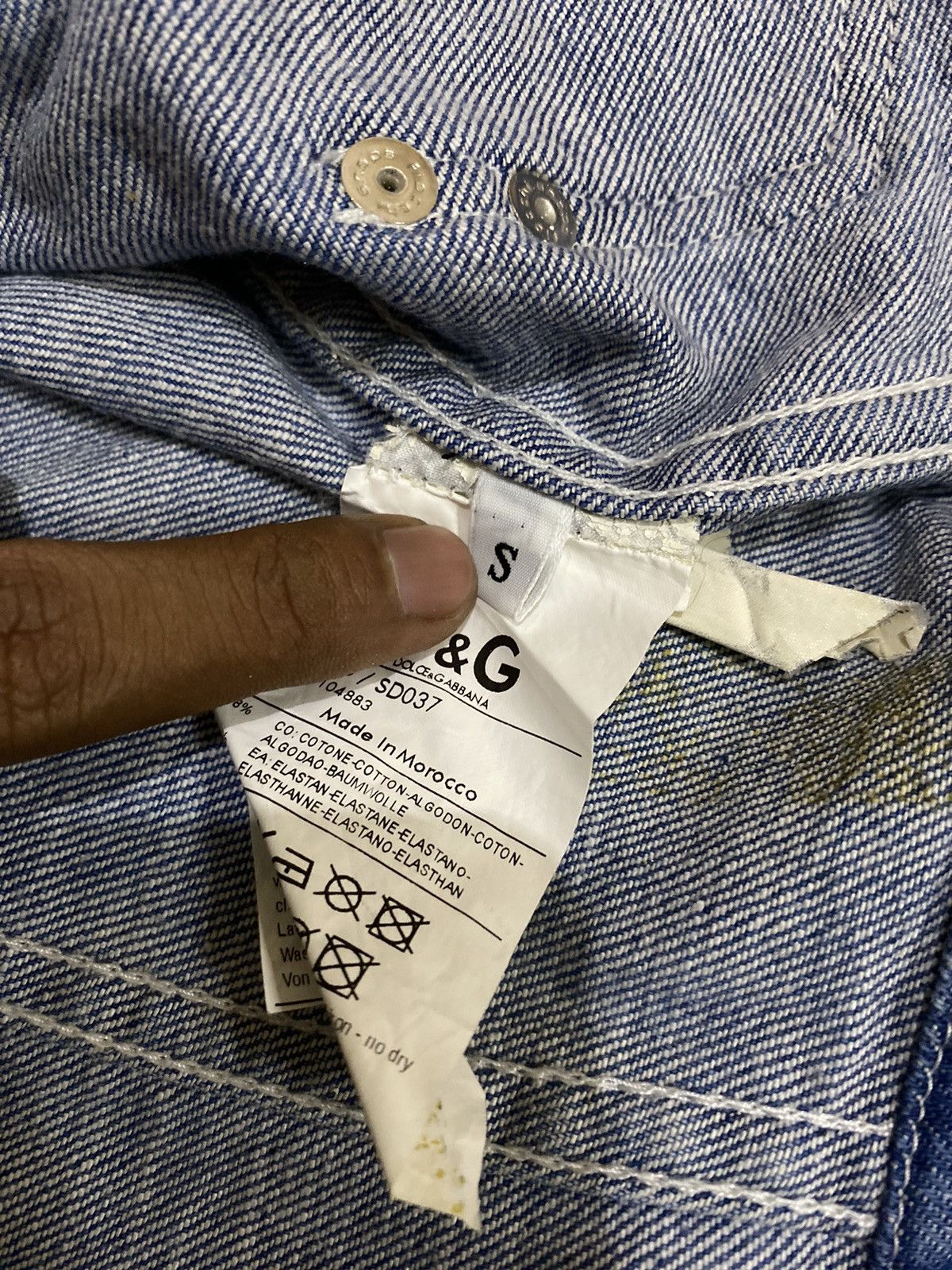 Dolce & Gabbana AD2005 Dolce & Gabbana Denim Jacket Womens Size S / US 4 / IT 40 - 9 Thumbnail