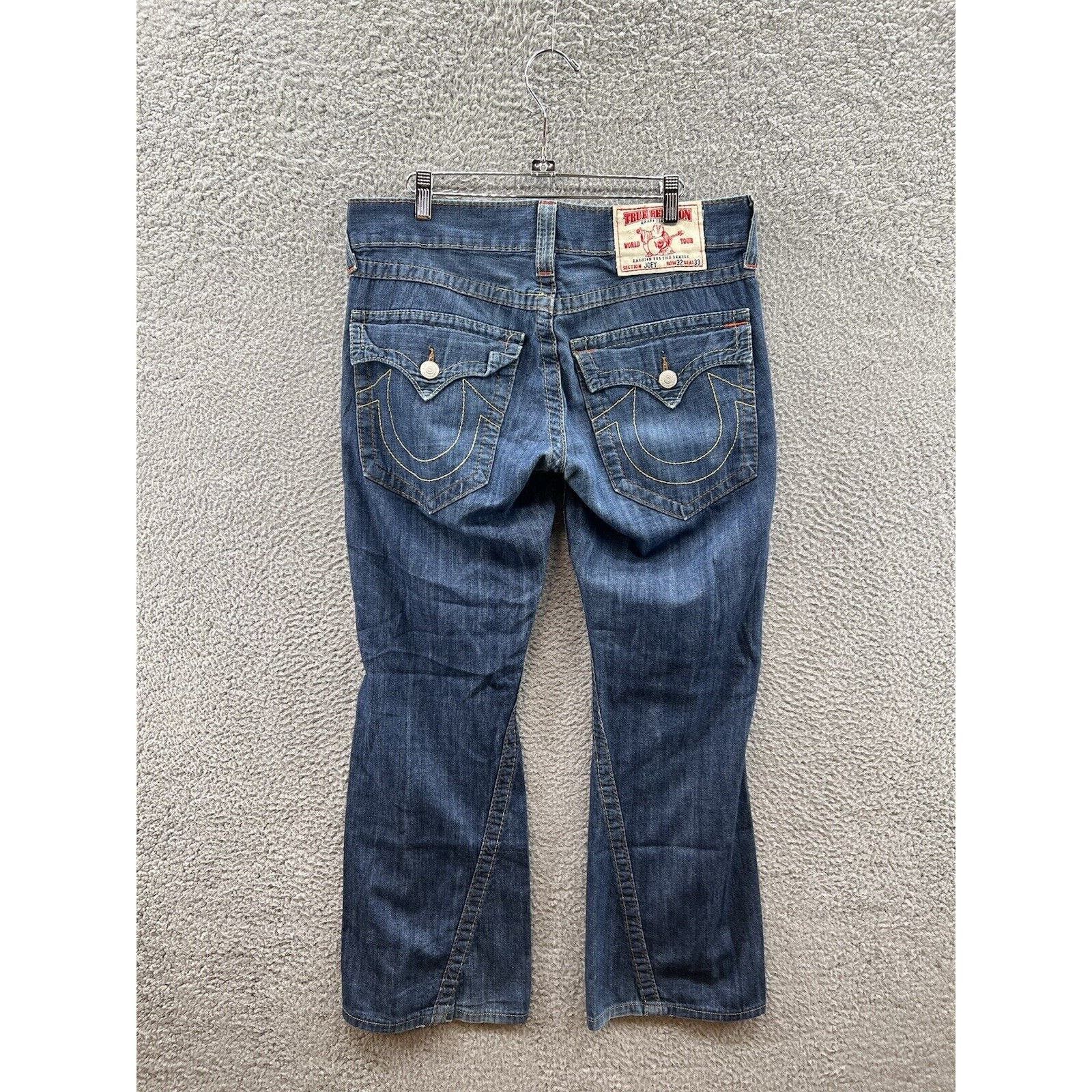 True Religion True Religion Joey Big T Jeans Flare Row 32 Seat 33 