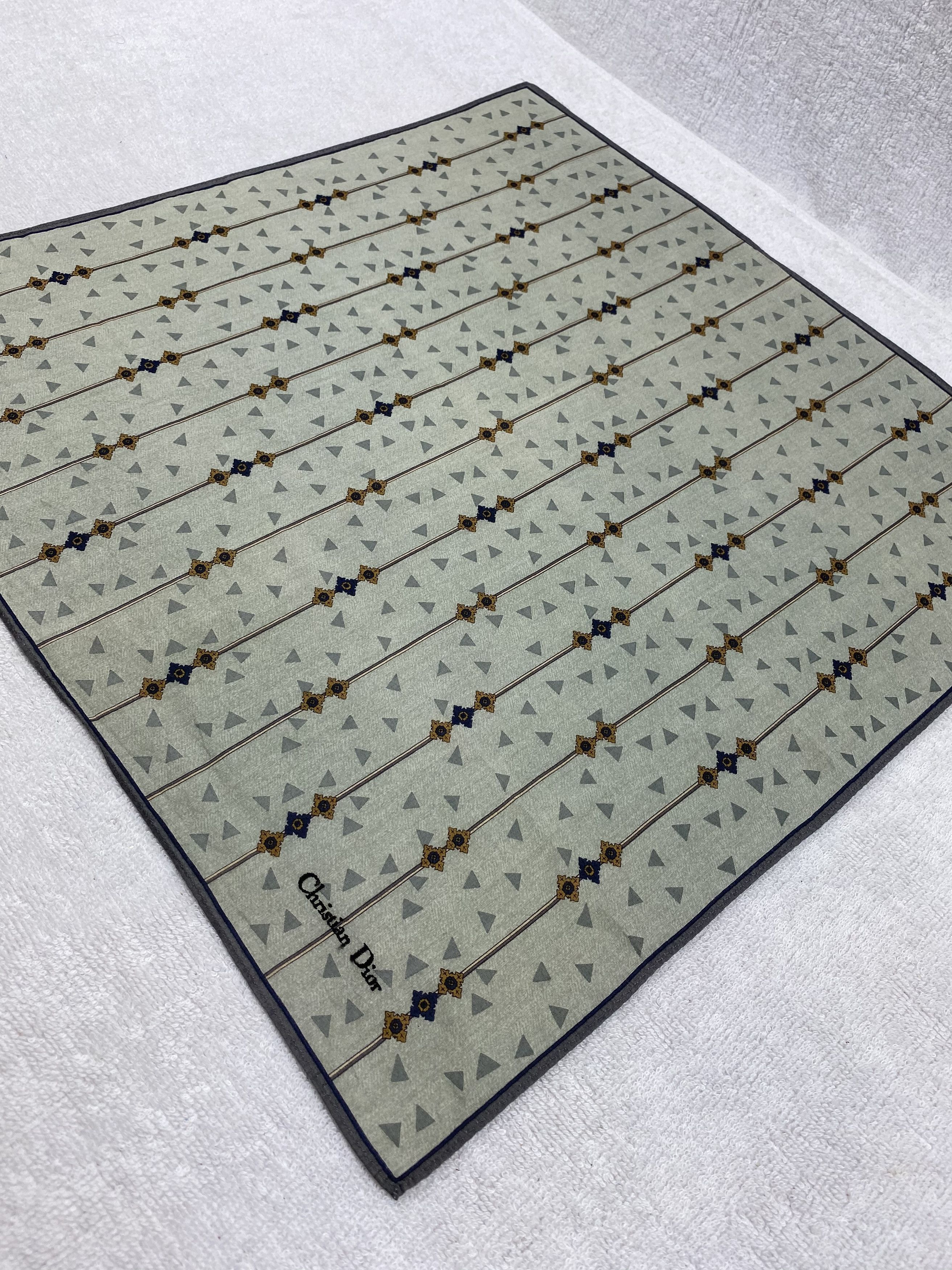 Vintage Christian DIor Handkerchief / Bandana / Neckerchief Size ONE SIZE - 4 Thumbnail