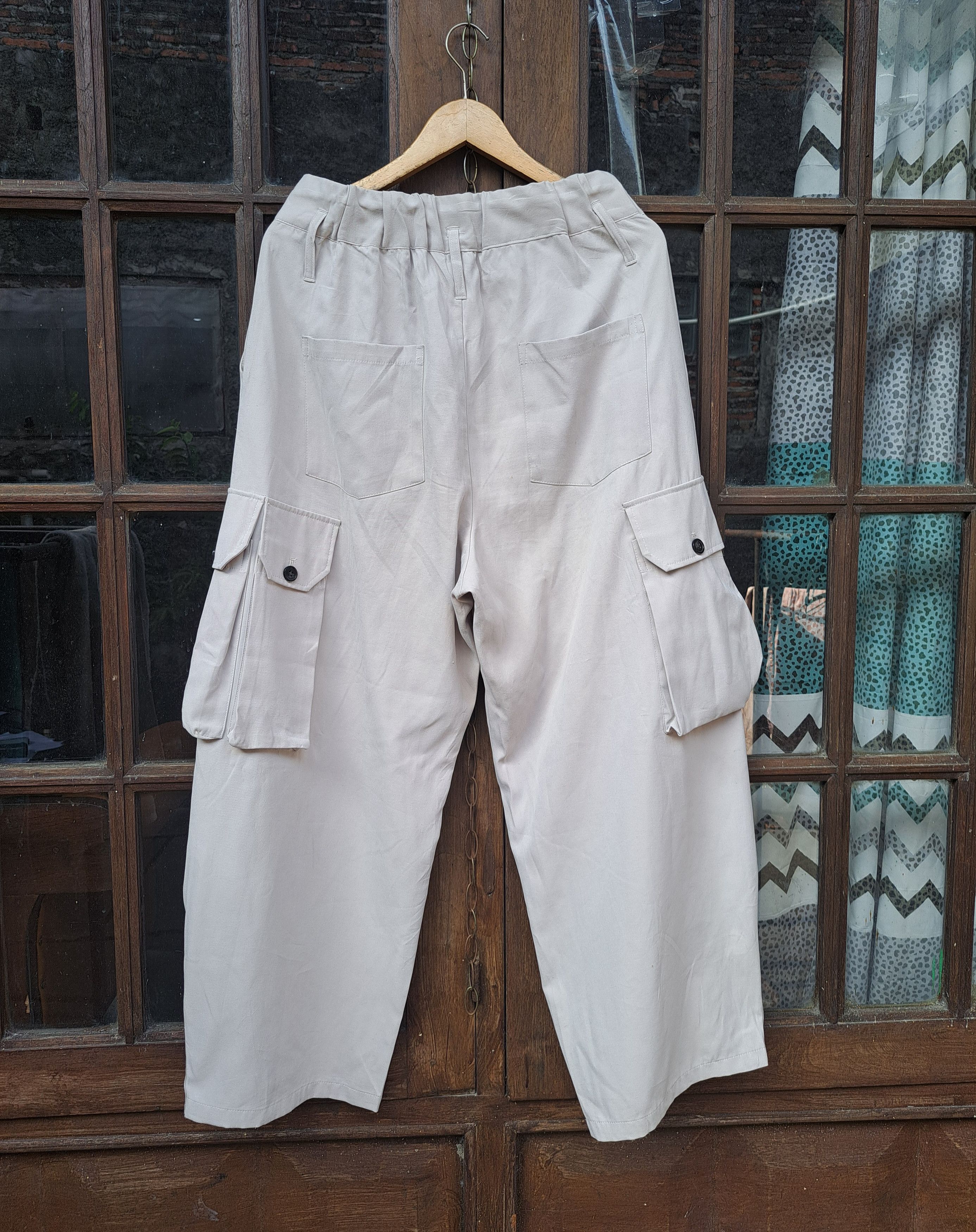 Japanese Brand Wego Cargo Baggy Pants Multipocket Mens Large Japan Size US 32 / EU 48 - 6 Thumbnail