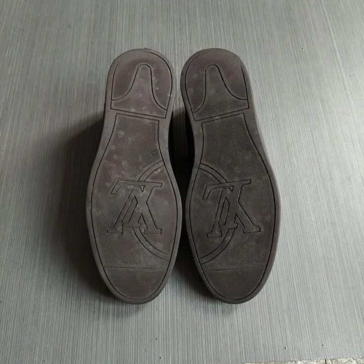 Other Louis Vuitton Black Leather Travel Sneakers -2508 Size US 9.5 / EU 42-43 - 1 Thumbnail