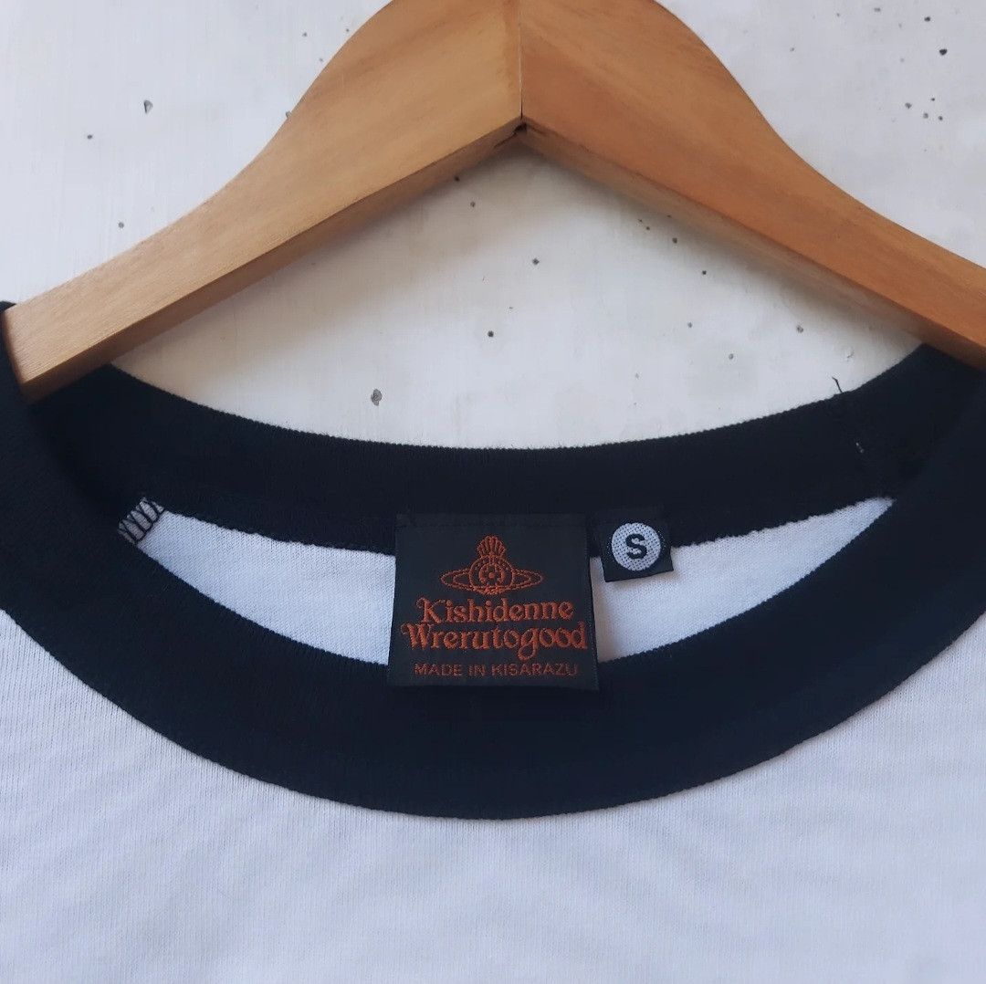 Japanese Brand Vintage Kishidenne Wrerutogood Big Logo Fire 3Q Tee Size US S / EU 44-46 / 1 - 7 Thumbnail