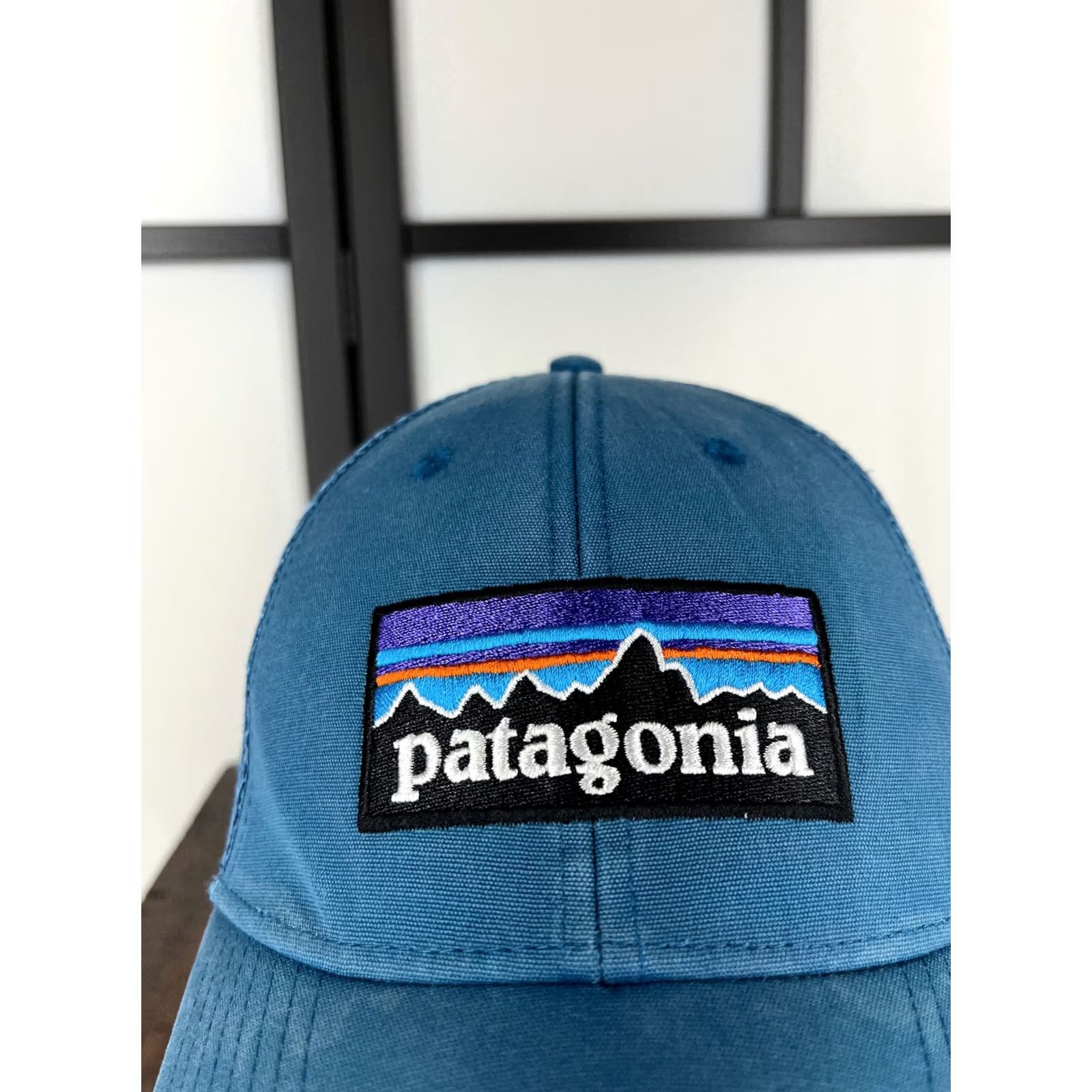Patagonia Patagonia Hat Cap Snap Back Adult One Size Blue Twill Trucker Embroider Peaks Fitz Roy Men Snapback Hat Blue Size ONE SIZE - 2 Thumbnail