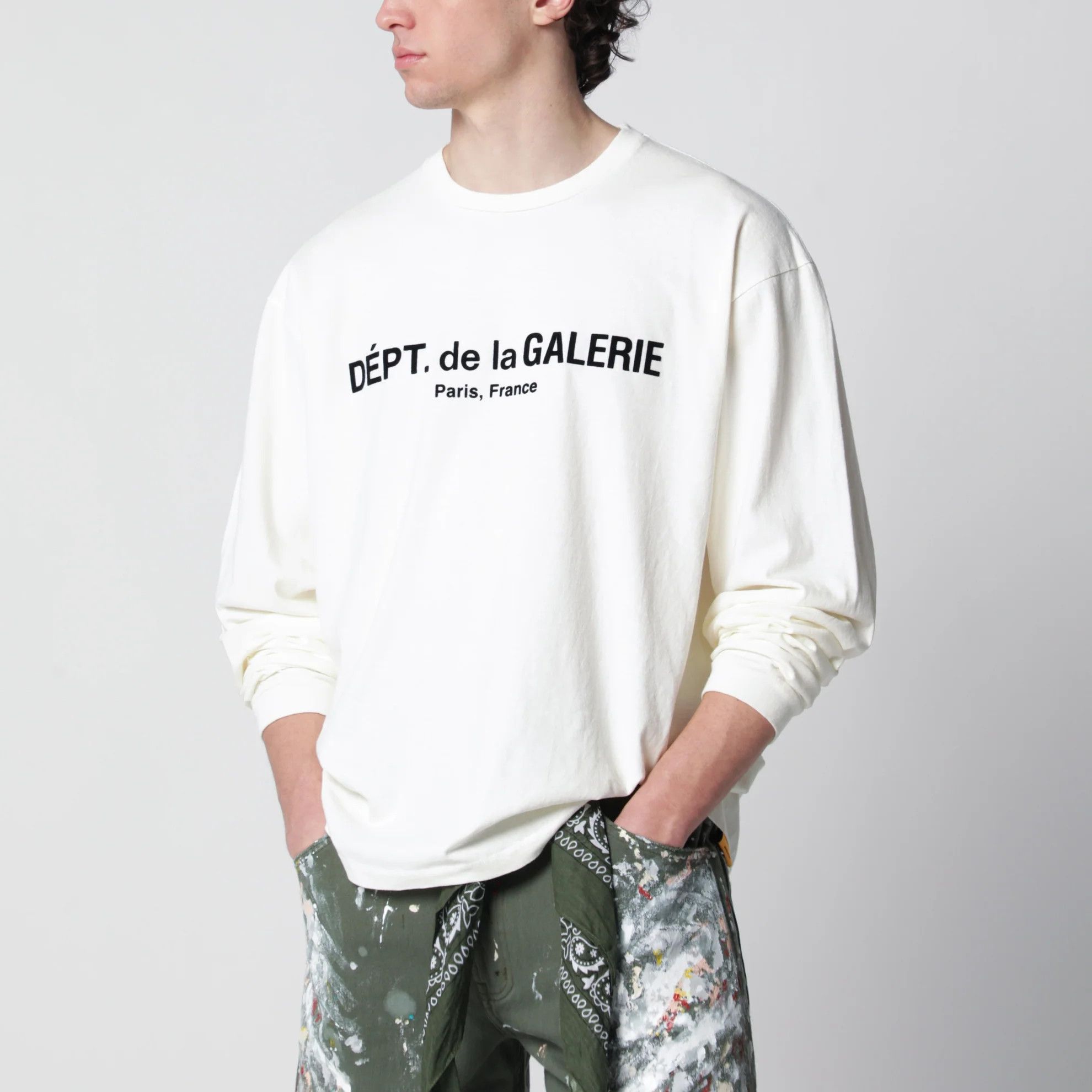 Gallery Dept. o1d2blof0426 Logo Long Sleeve T-Shirt Size US M / EU 48-50 / 2 - 1 Thumbnail
