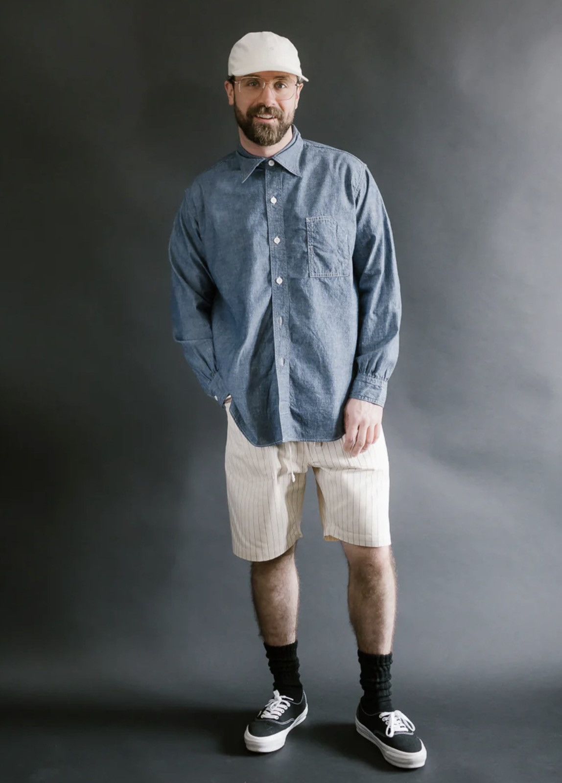 Post Overalls Post O’Alls 1201C-CC - No. 1 Shirt MV Classic Chambray Size US XL / EU 56 / 4 - 3 Thumbnail